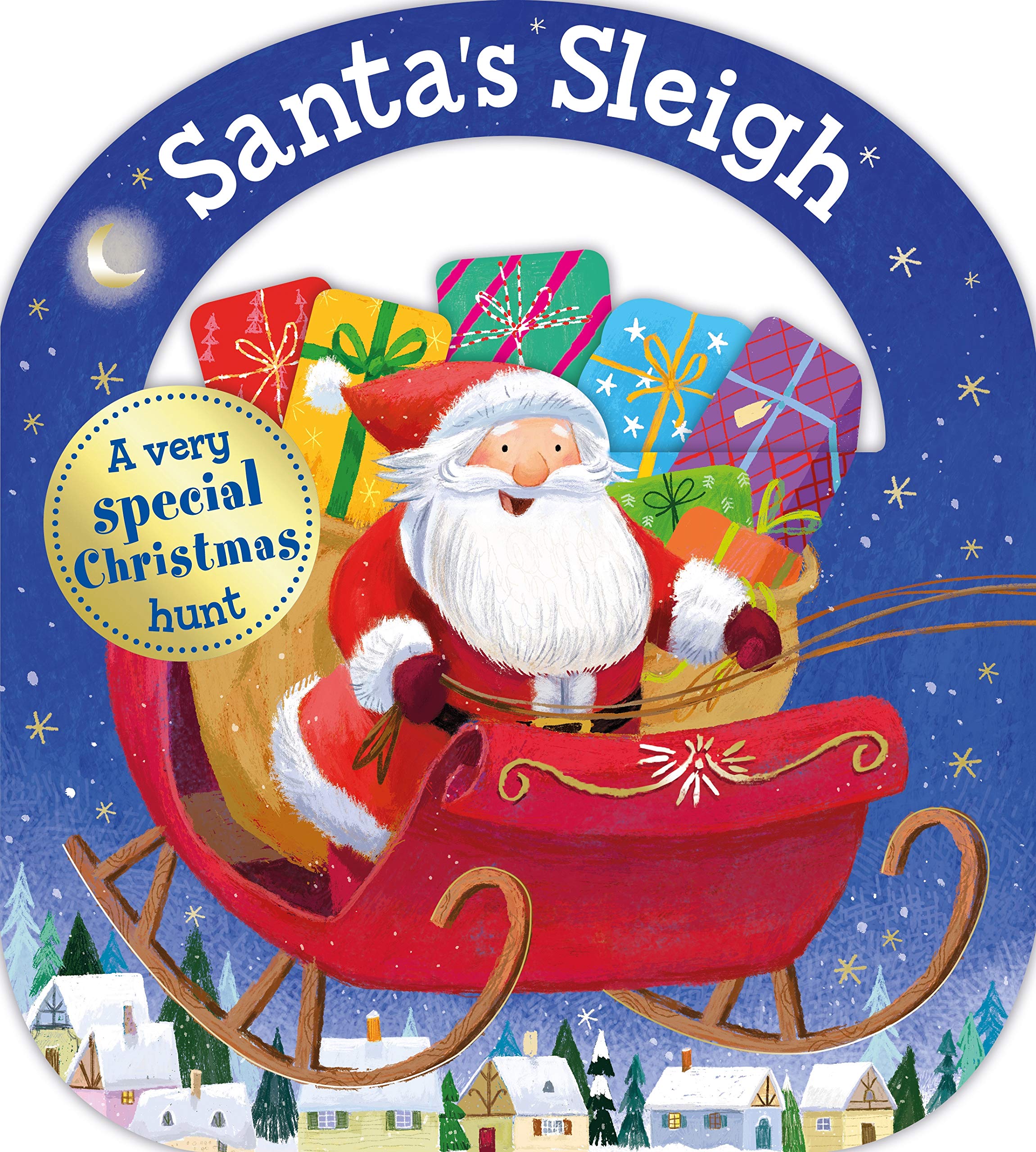 Santas Sleigh (UK Edition) (Carry Along Tab Book)