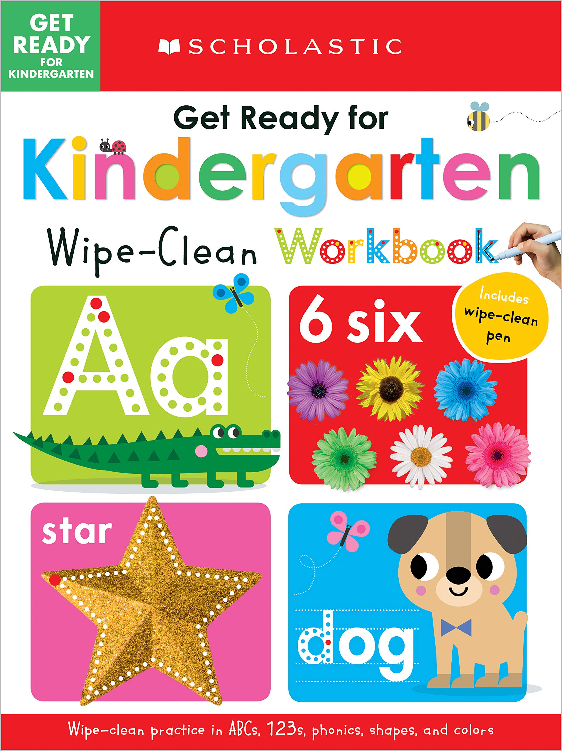 Get Ready for Kindergarten WipeClean Workbook: Scholastic Early Learners (Wipe Clean)