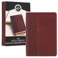KJV Holy Bible, Compact Faux Leather Red Letter Edition  Ribbon Marker, King James Version, Saddle Tan (KJV Compact Editions)