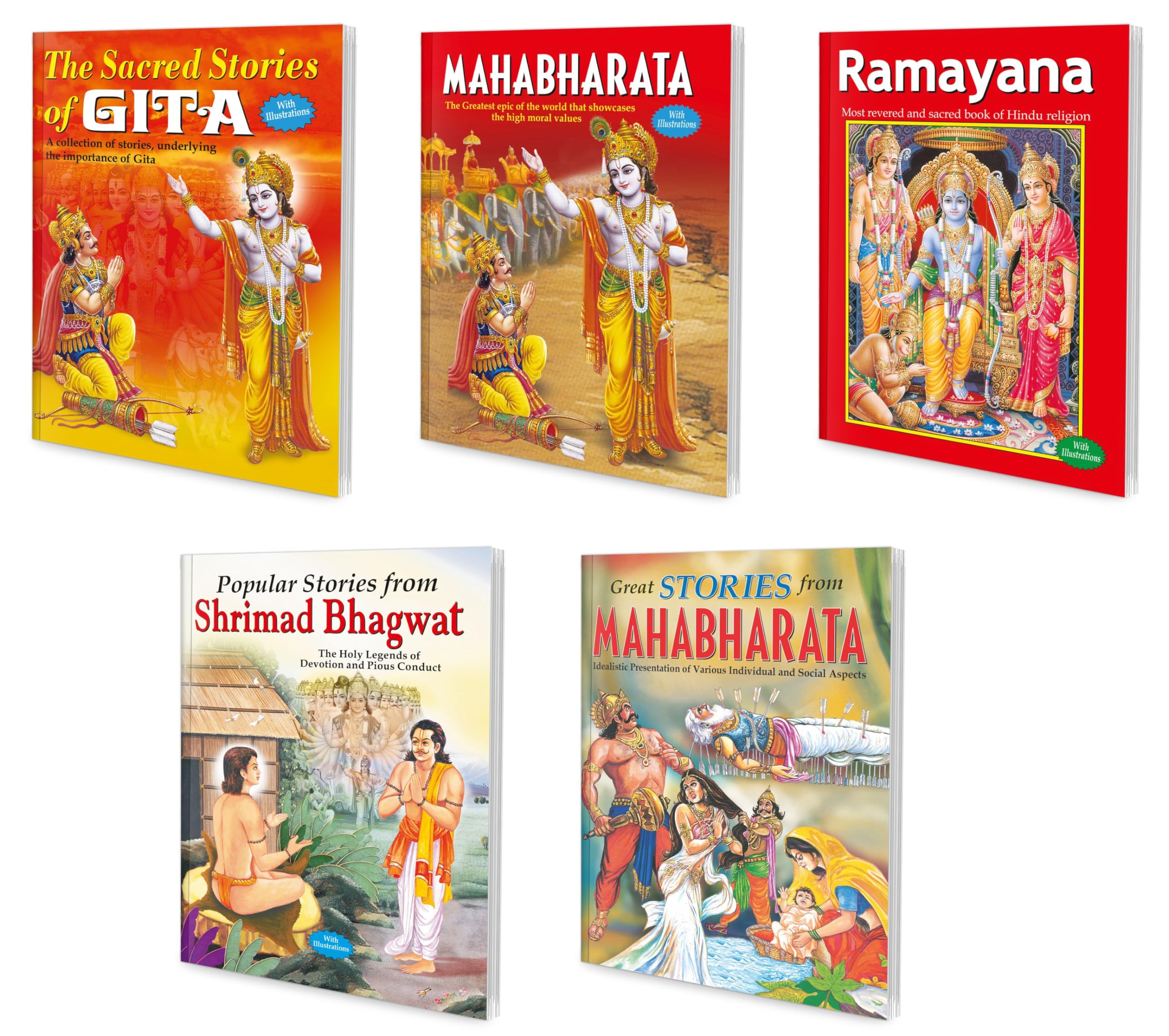 My First Mythology Tale (Illustrated) | Set Of 5 Story Book For Kids