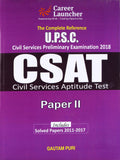 Upsc General Studies Paper Ii (Csat) For Civil Services Preliminary Examination 2018 (Cl)