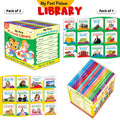My first picture library box (Green and Yellow Edition) : Educational picture books for toddlers, NonTearable, Dust free, Water