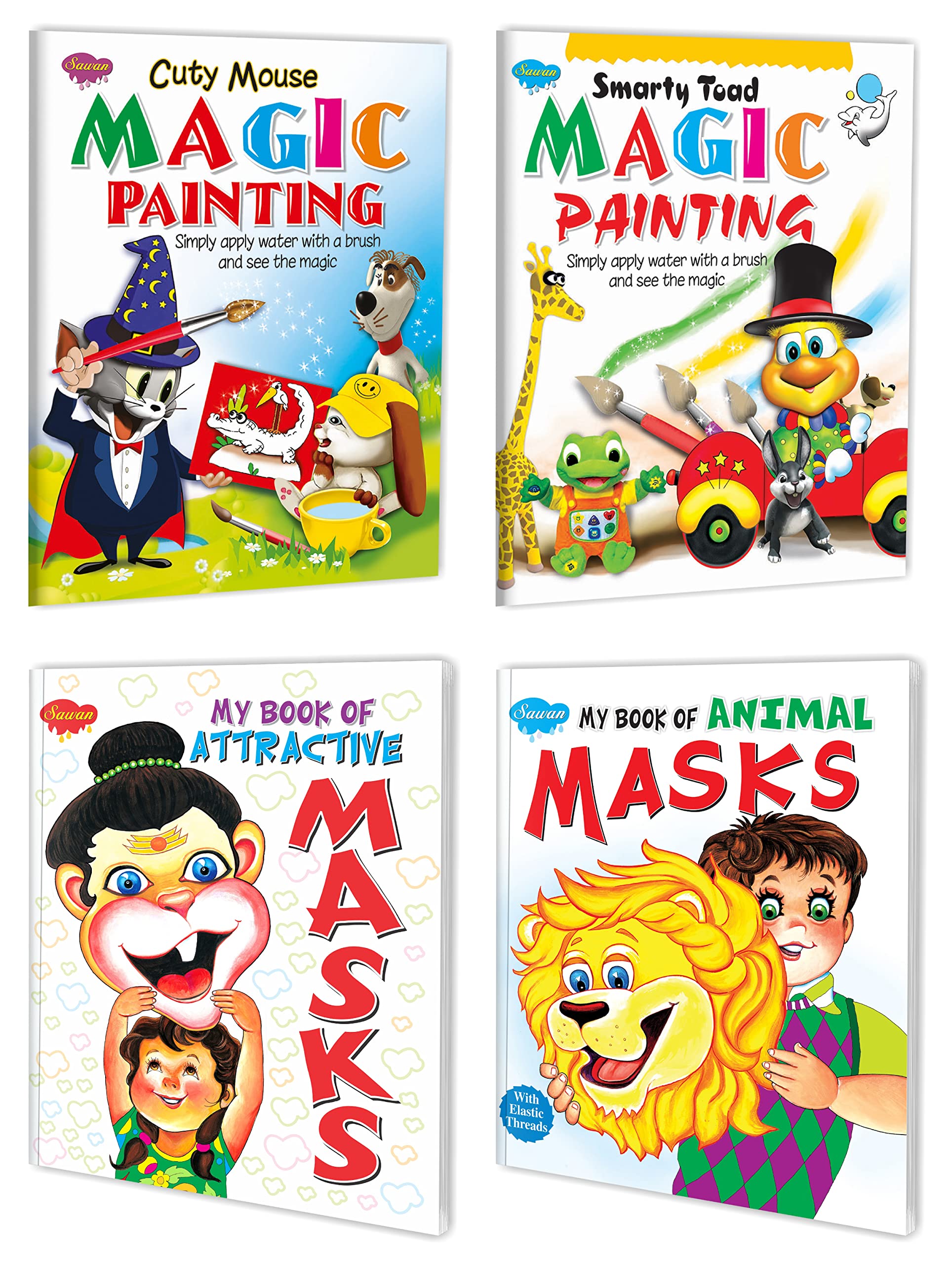 New Year Party Gift For Kids Pack Of 4 Books