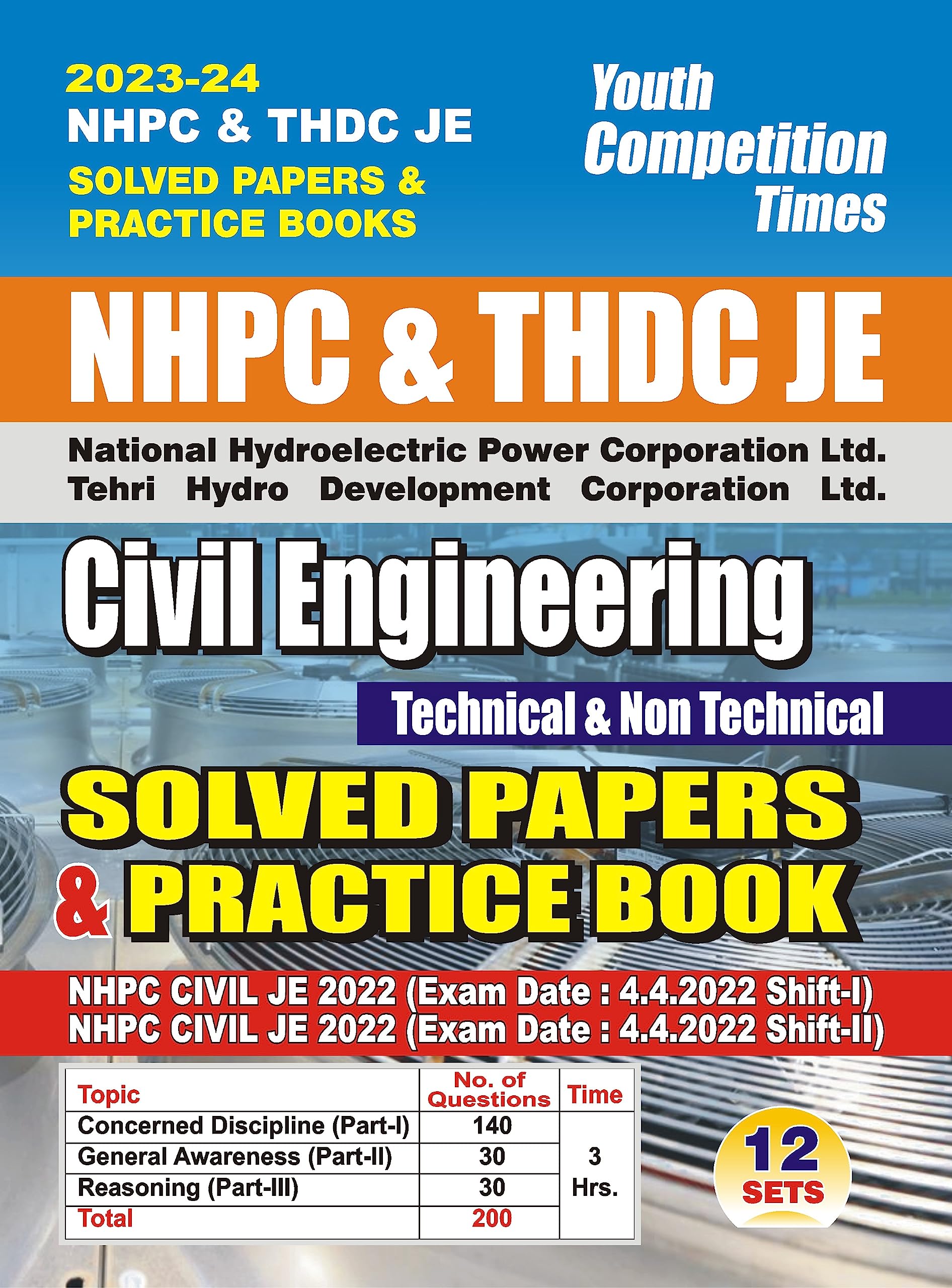 NHPC & THDC JE Solved Papers & Practice Books