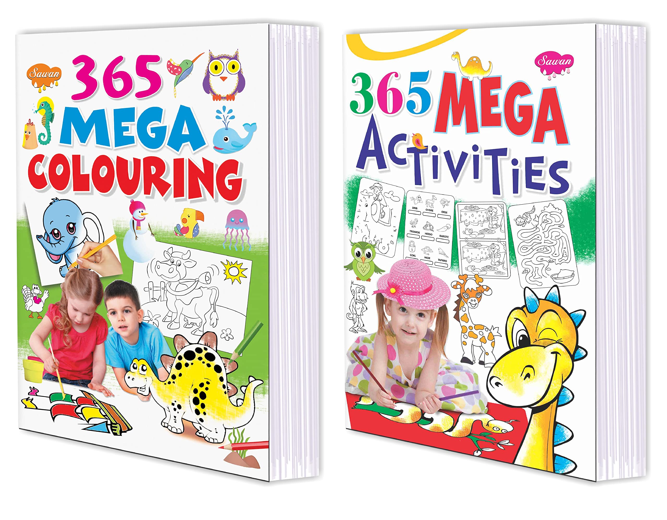 365 Mega Colouring And Activity By Manoj Publications