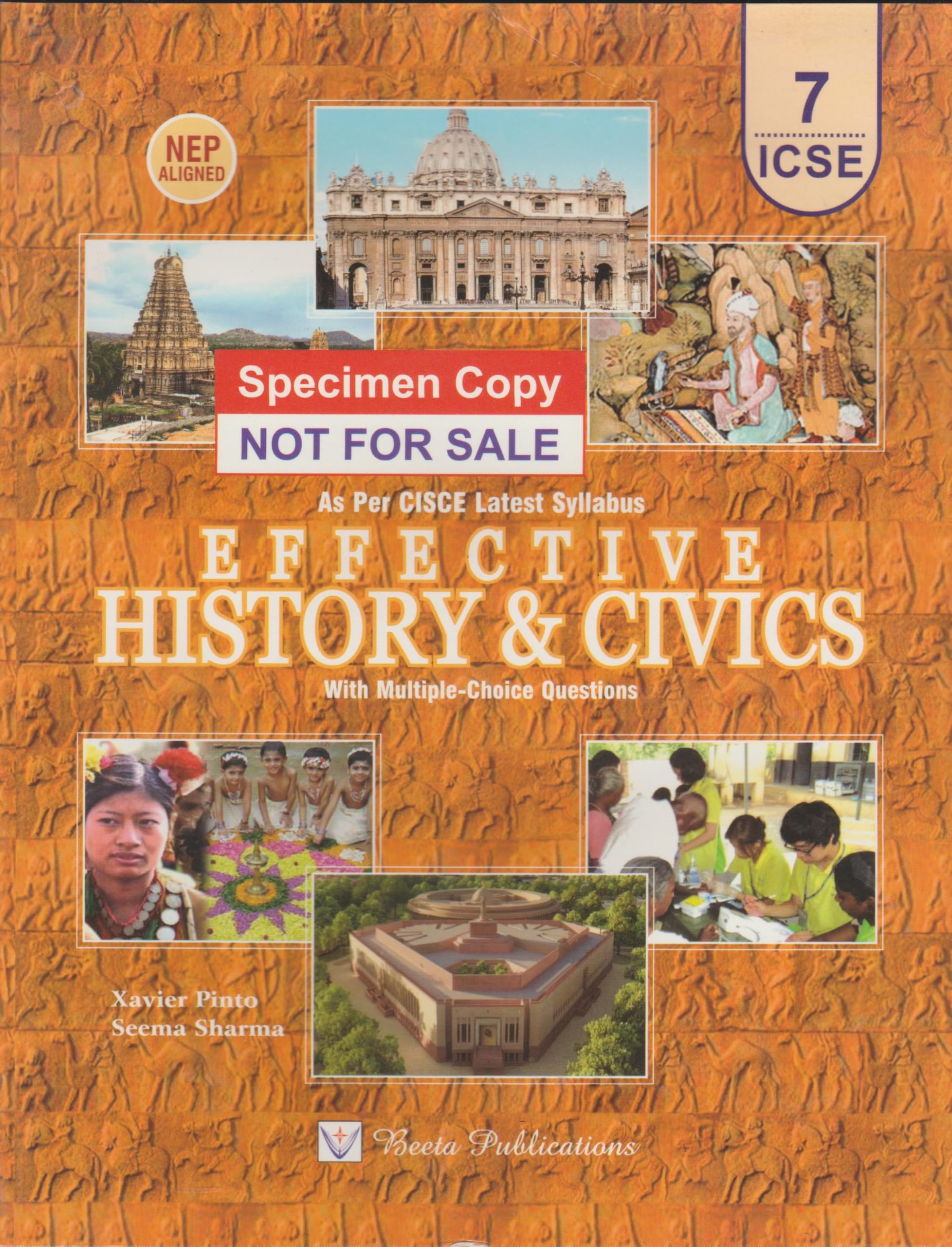 Effective History & Civics With Multiple Choice Questions For Icse Class 7 | As Per Cisce Latest Syllabus