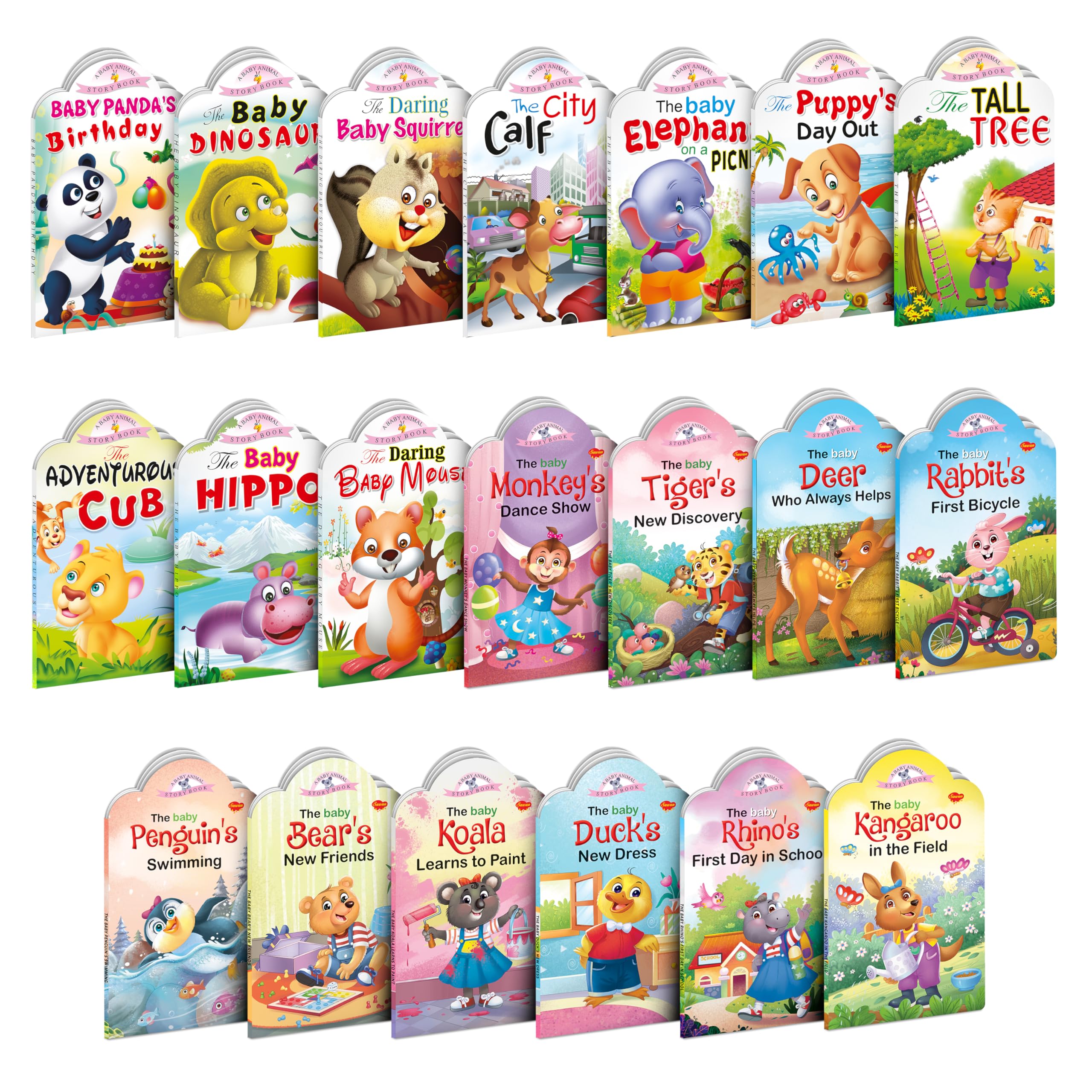 Complete combo of Baby animal books for kids : Educational picture books, Early learning book, Animal story book for kids | Pack