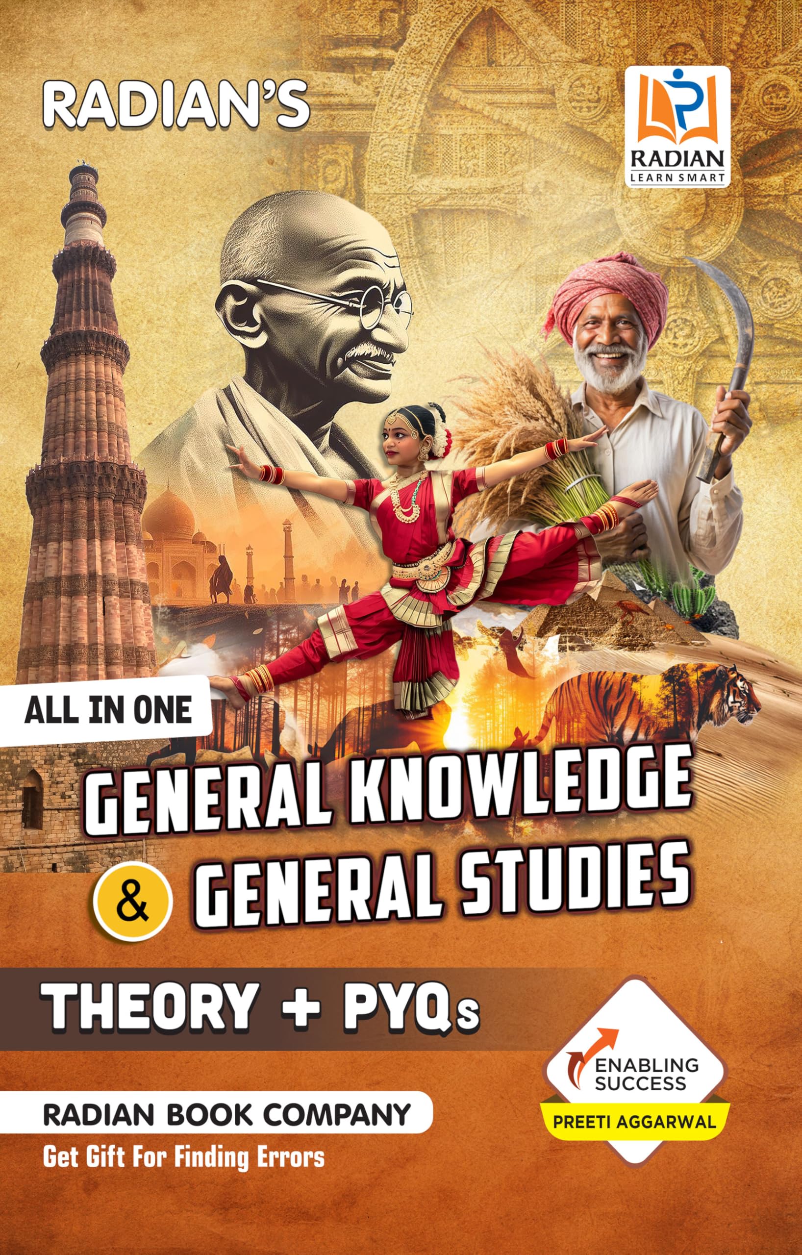 General Knowledge & General Studies (All in One) Theory + PYQs GK Book 2025 in English for All Competitive Exams