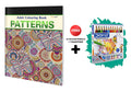 Patterns  Adult Colouring Book with 12 Colour Pencils + 1 Sharpner : Creative Coloring for Adults, Mindful Coloring Art, Colori