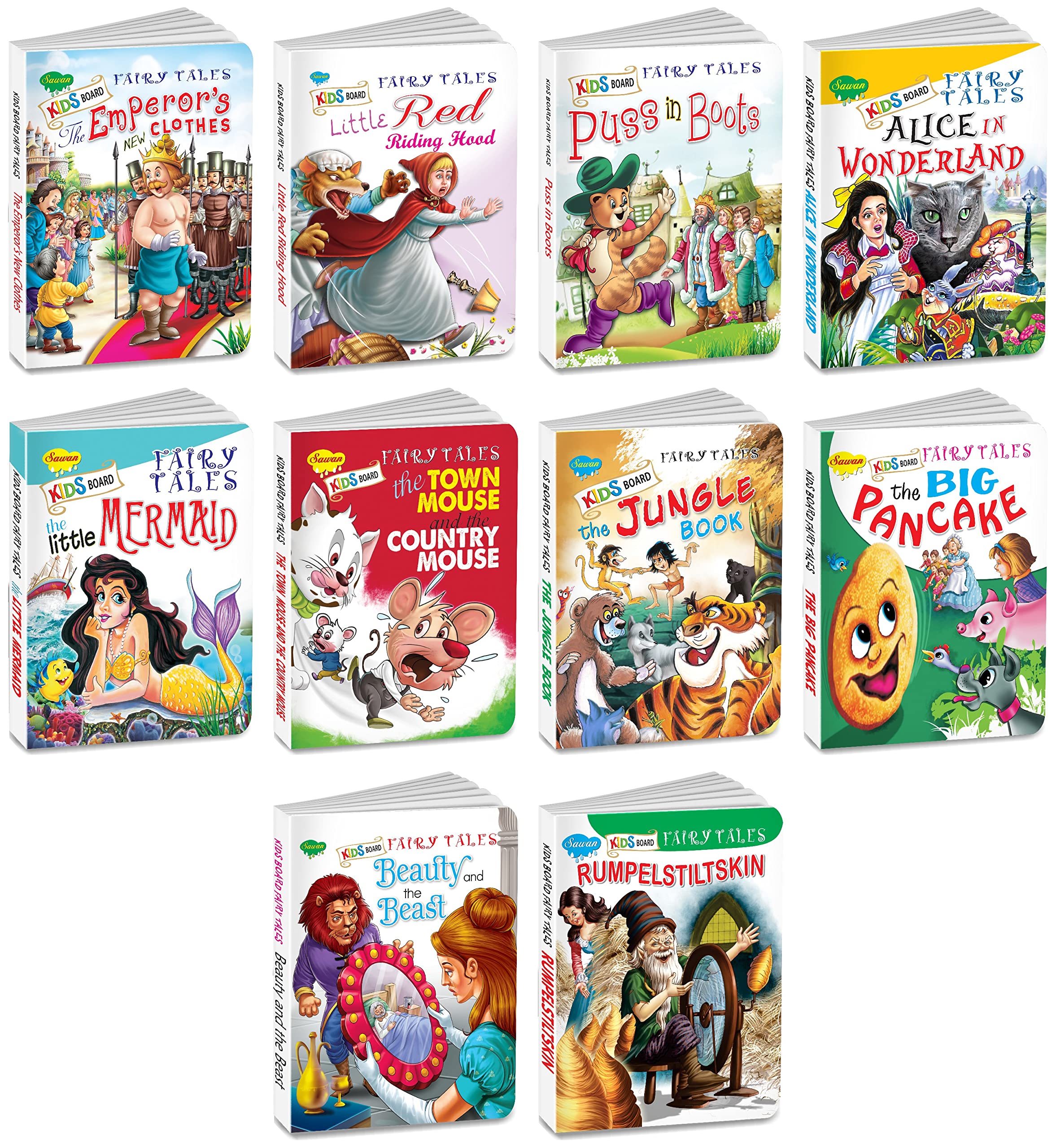 My First Kids Board Fairy Tale Combo Of 10 Books | Set Of 10 Board Books (V3)