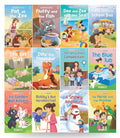 Story Books for Kids  Second and Third Reader Stories (Set of 12 Books) (Illustrated)  Phonic stories  Bedtime Stories  Age 