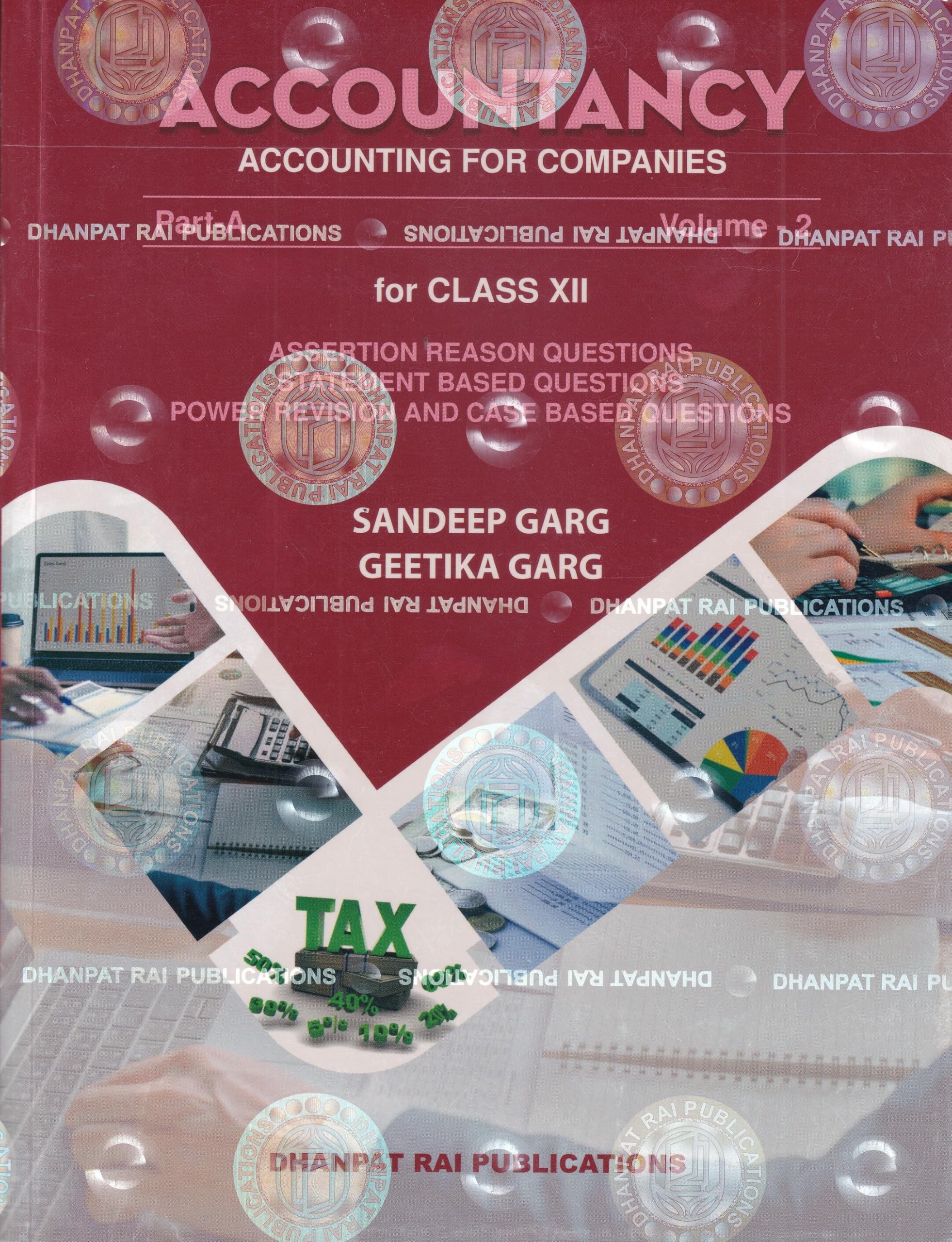 Accountancy Accounting for Companies PartA (Vol.2) For Class 12 by Sandeep Garg  Examination 202526