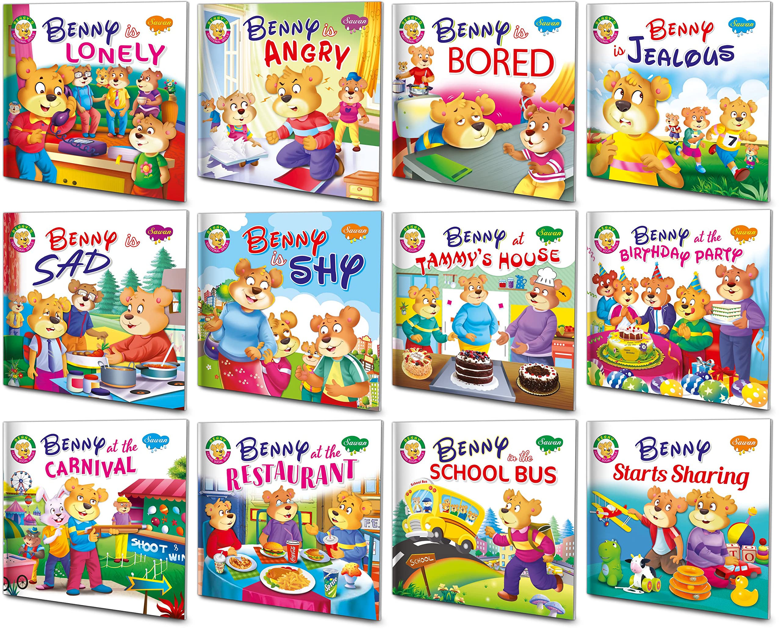 Read And Shine Box|Giftpack Of 12 Books | Super Jumbo Combo For Collecters And Library Story Books