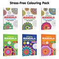 Stress Relief, Art Therapy, Meditative  Mandala Copy to Colour for Adults & Kids and more : Mandala Colouring Book for Relaxat