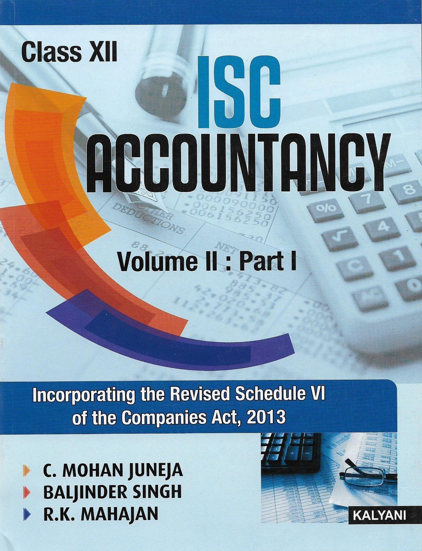 ISC Accountancy for class XII part1