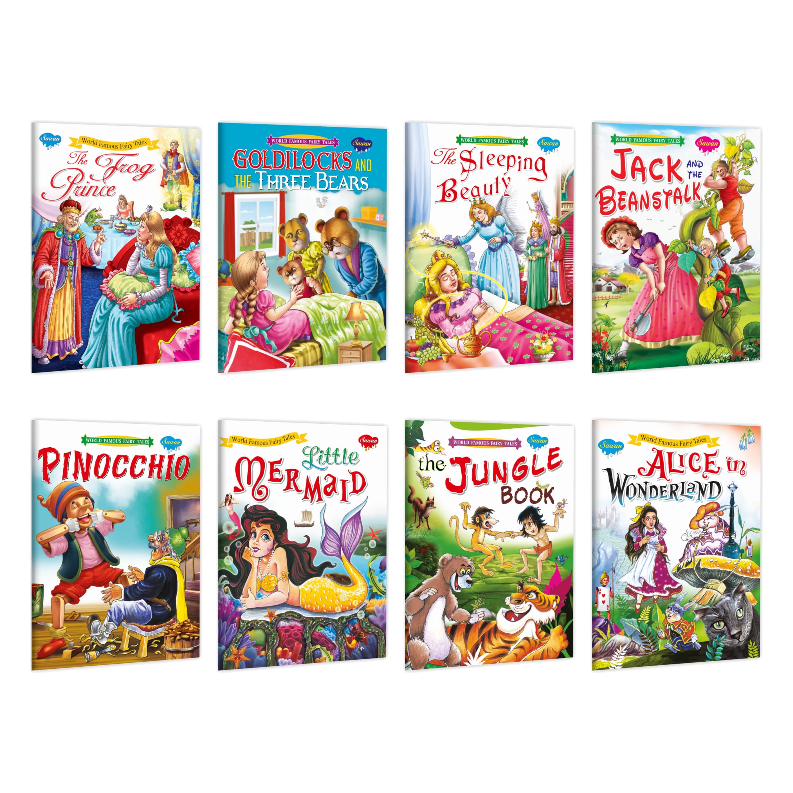 Uncle MoonS Fairy Tales | Pack Of 8 Books (V3) | Super Jumbo Combo For Collecters And Library Story Books