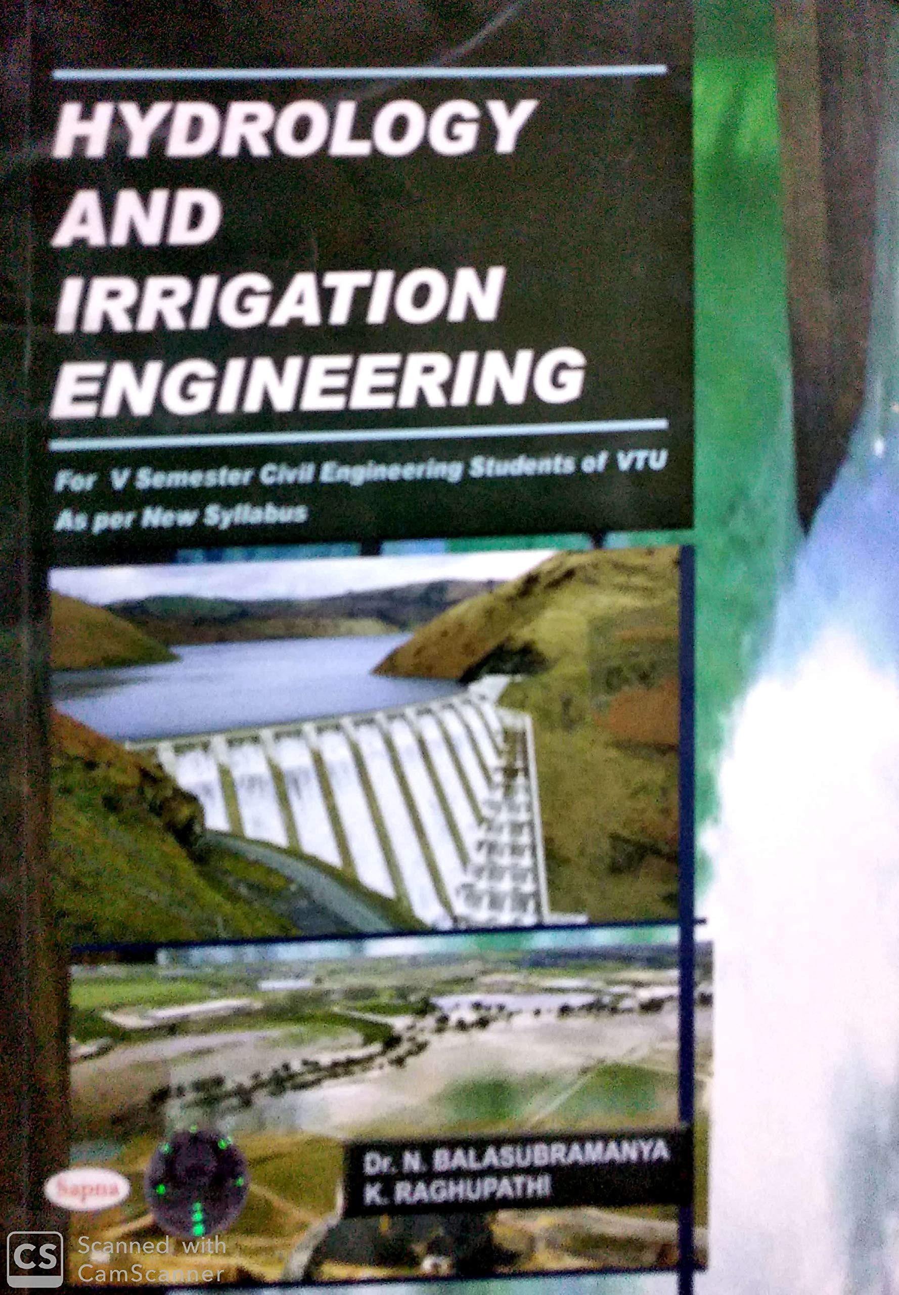 Hydrolagy and Irrigation Engineering for V sem civi engineering students