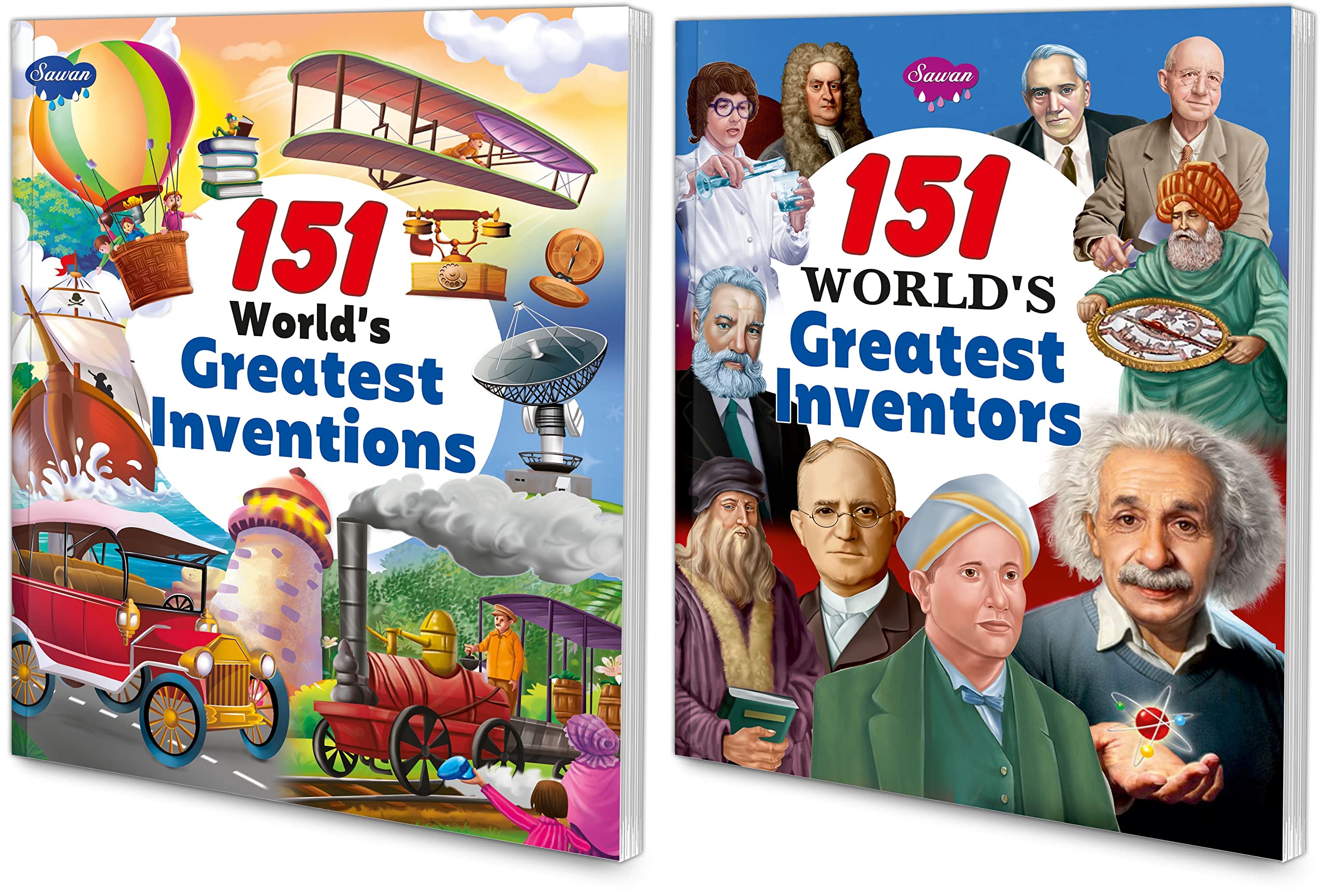 ChildrenS Encyclopedia  Scientists, Inventions And Discoveries: The World Of Knowledge | Pack Of 2 Books | Super Jumbo Combo 