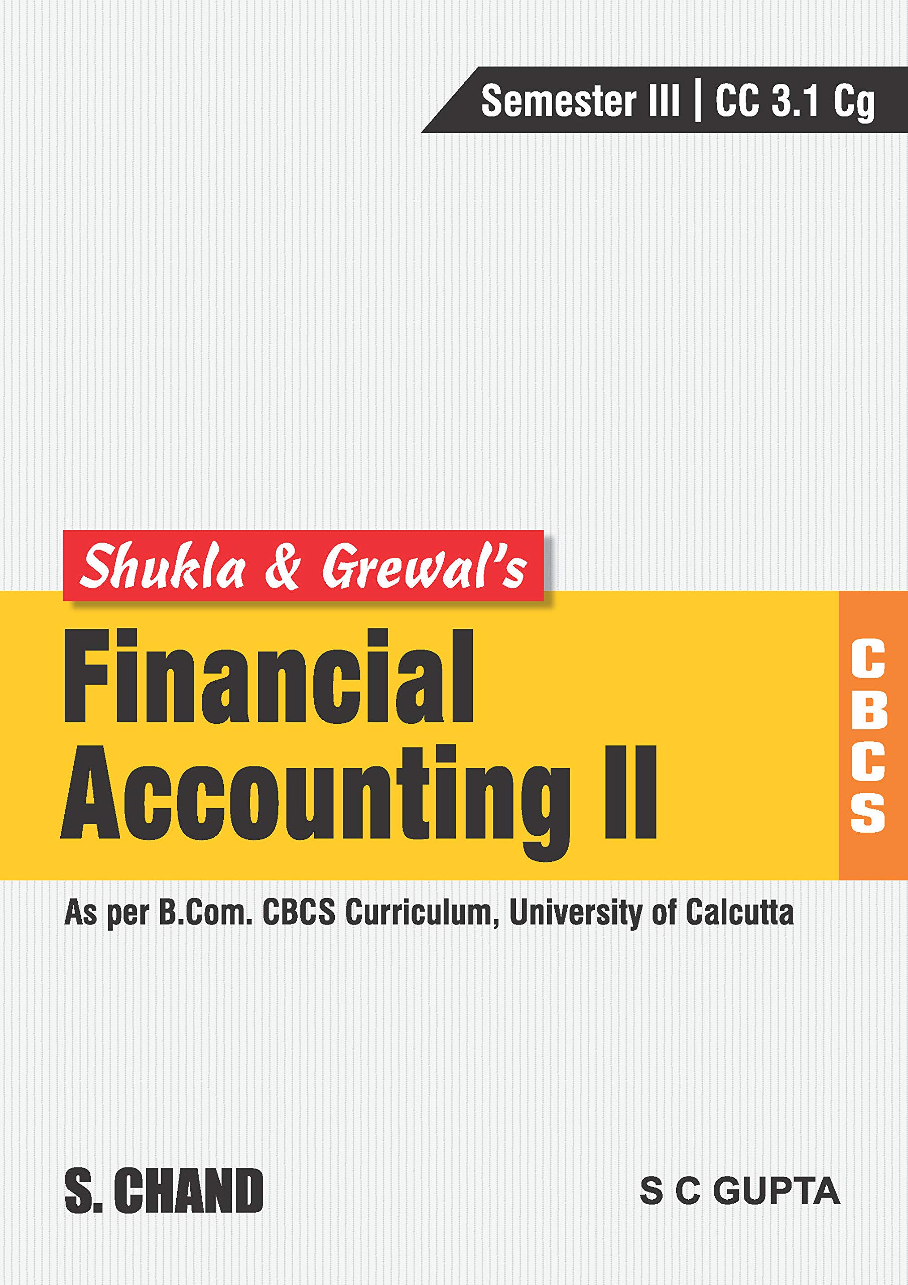 Financial Accounting II [CBCS Cu]