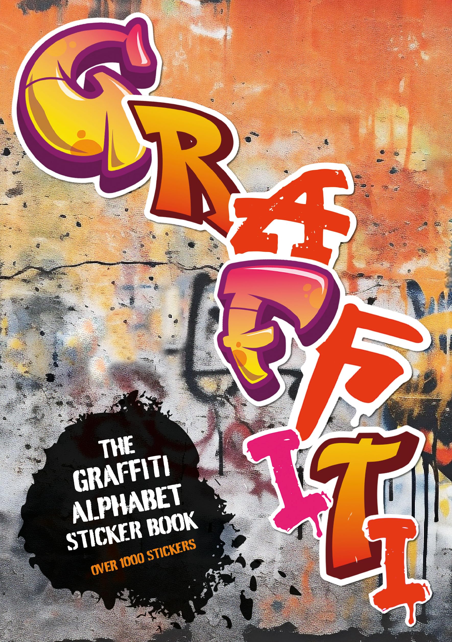 Graffiti Alphabet Sticker Bk