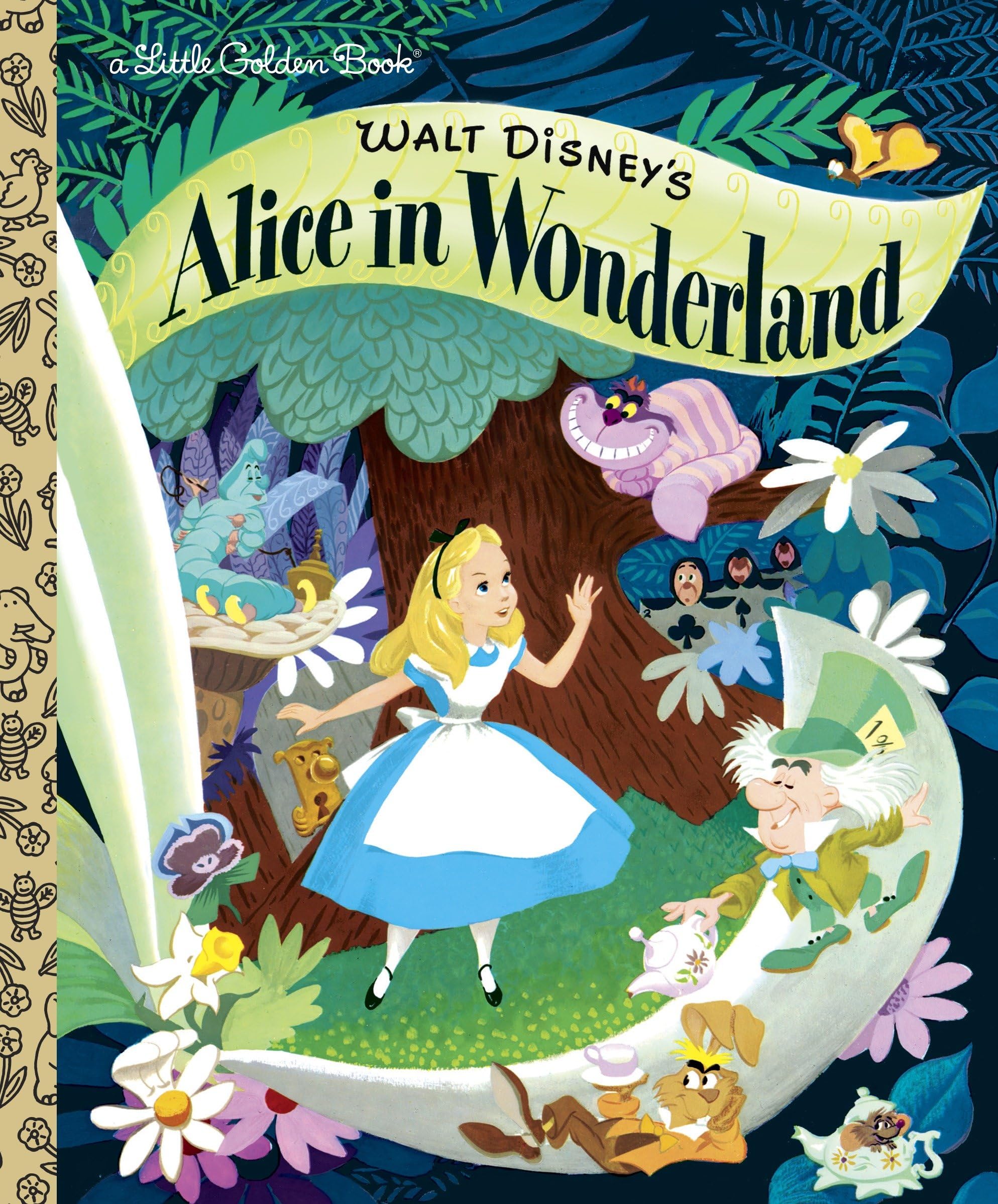 Walt Disneys Alice in Wonderland (Little Golden Books)