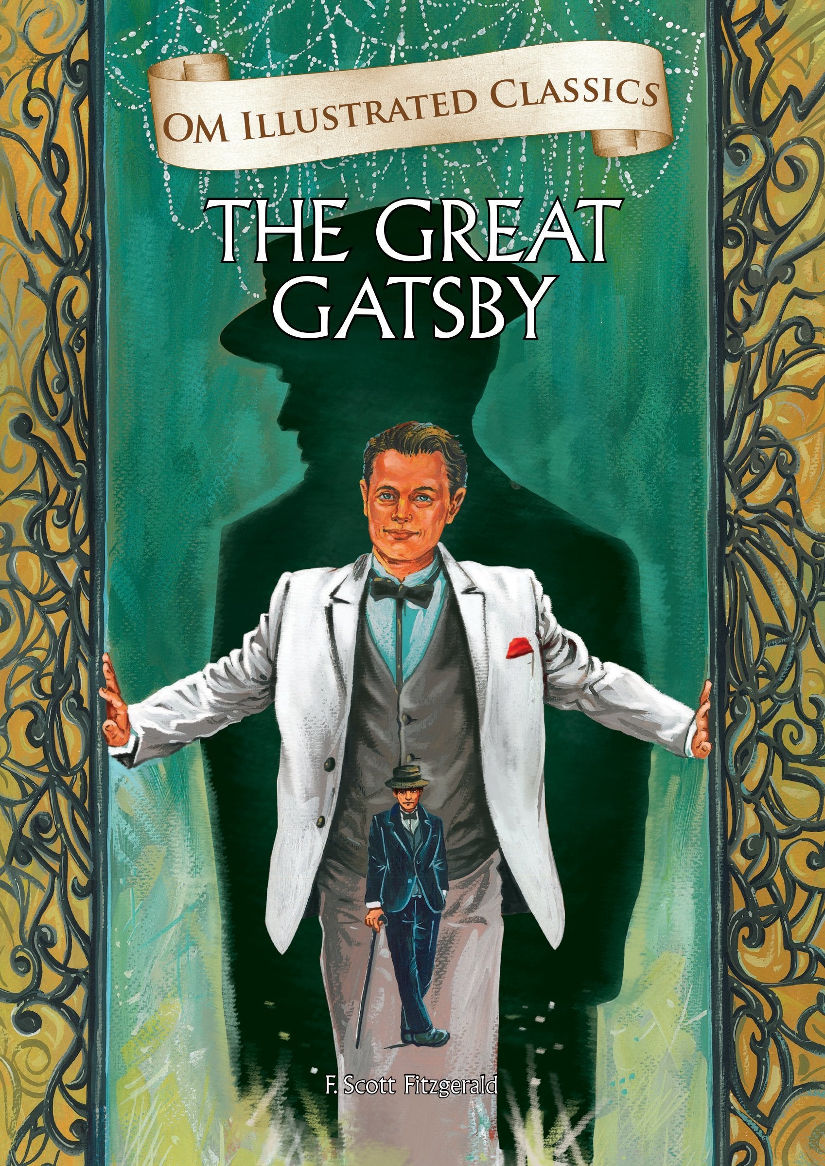 Children Classics  The Great Gatsby  Illustrated Abridged Classics with Practice Questions (Om Illustrated Classics for Kids)