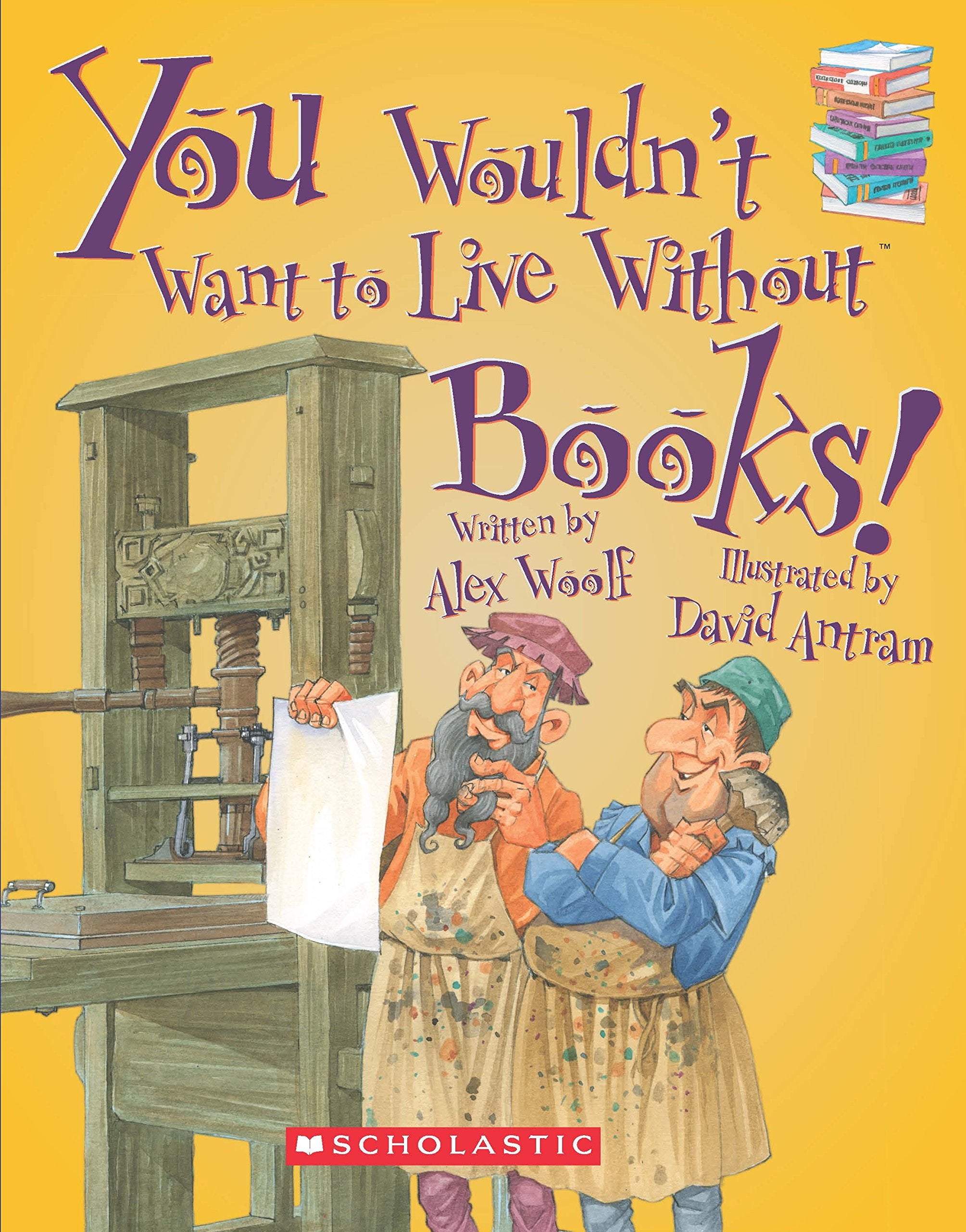 YOU WOULDNT WANT TO LIVE WITHOUT BOOKS