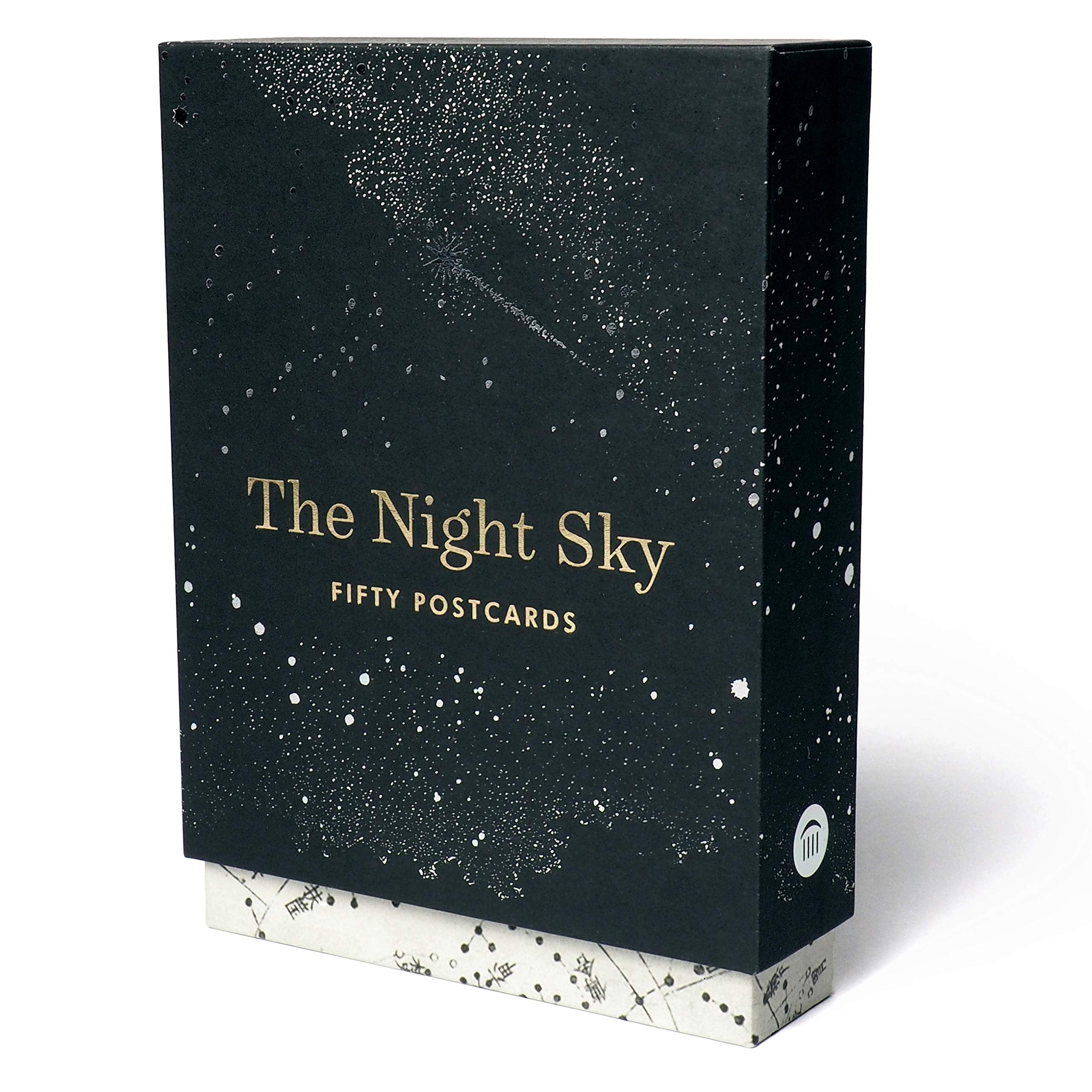 The Night Sky: Fifty Postcards (50 designs; archival images, NASA ephemera, photographs, and more in a gold foil stamped keepsak