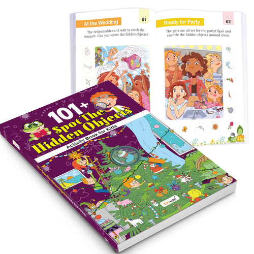 101+ Spot the Hidden Objects Book for Kids : Fun with activities, Early Learning Puzzle Book, Brain Teasers and Fun Games for Yo