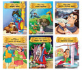 Famous Illustrated Tales (Hindi Kahaniyan) (Set Of 6 Story Books For Kids)  103 Moral Stories  Colourful Pictures  Krishna, M