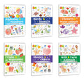 2 in 1 Copy to Colour  Alphabet & Numbers, Birds & Insects, Flowers & Water Animals and more : Wide variety of themes, Kids en