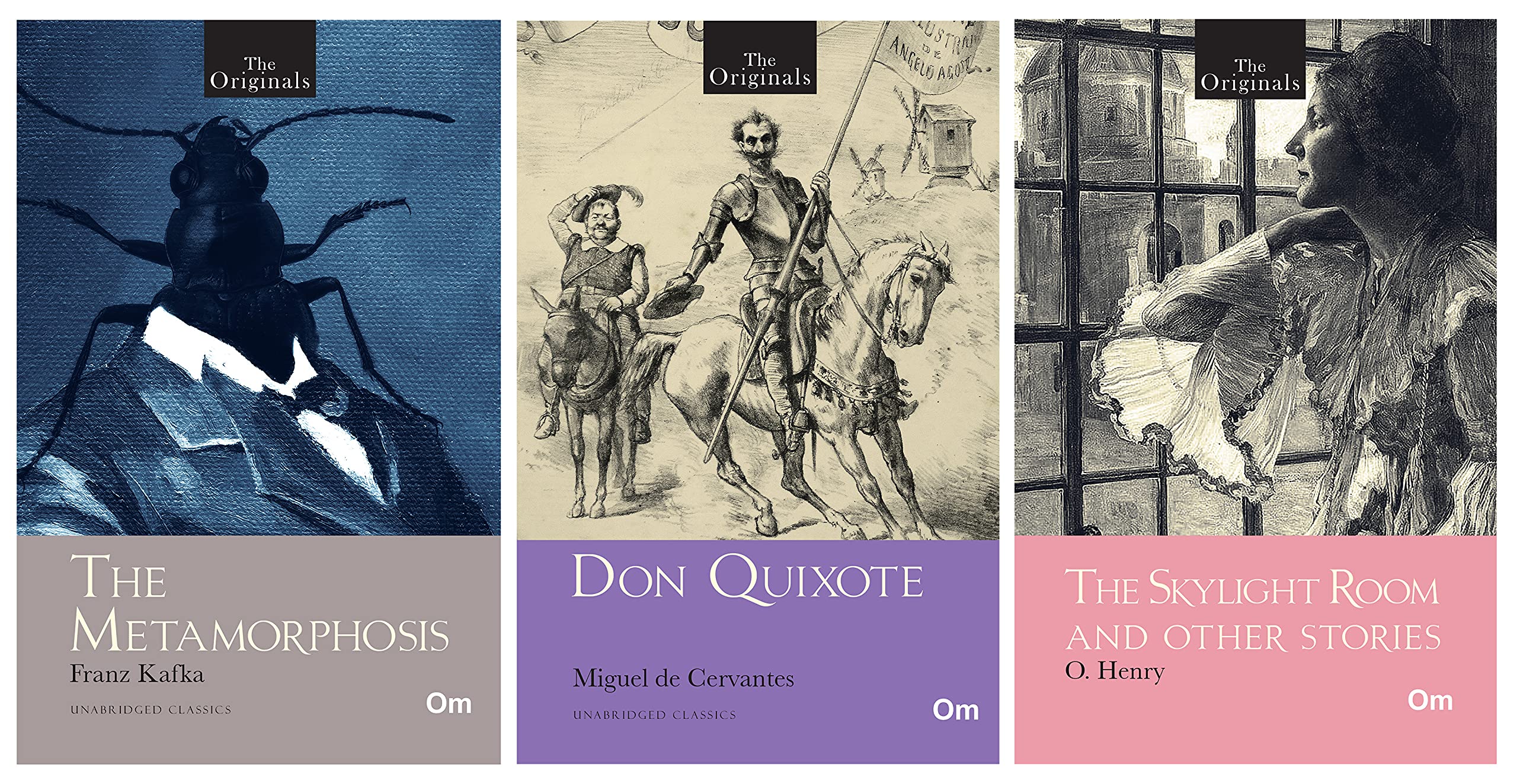 Worlds Greatest Original Classics : The Metamorphosis, Don Quixote and The Skylight Room and Other Stories (Bundle of 3 Books) U