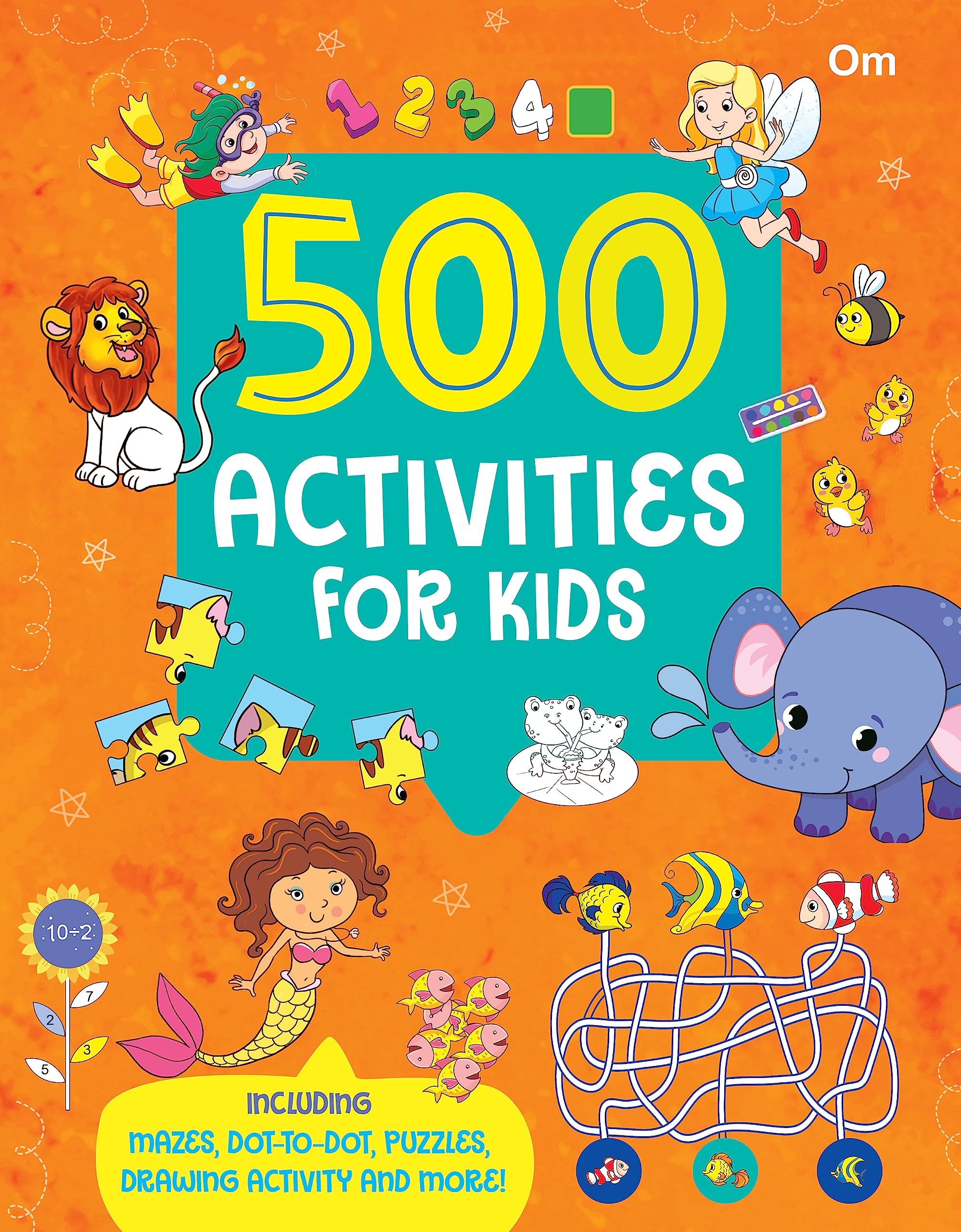 500 Activity Book for Kids: Smart & Fun Activities for Growing Minds | Learning Adventures Fun Puzzles, Coloring, Mazes, Games, 