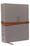 NKJV, Journal the Word Bible, Cloth over Board, Gray, Red Letter, Comfort Print: Reflect, Journal, or Create Art Next to Your Fa