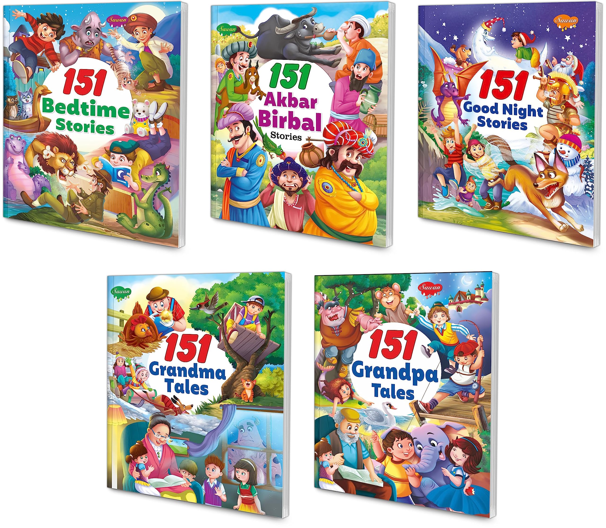 All In One Goodnight Stories For Your Little Ones | Pack Of 5 Books