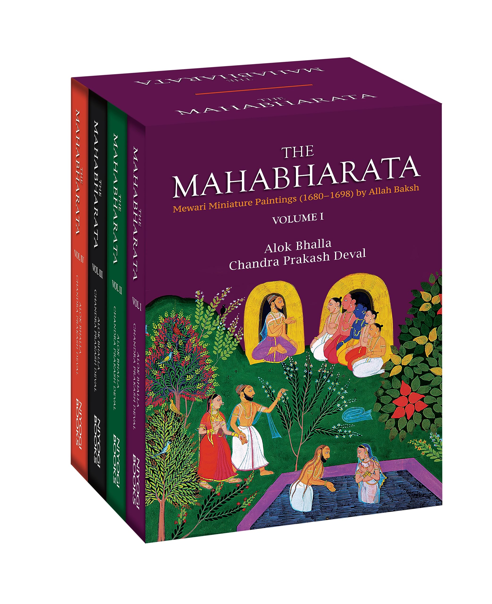 MAHABHARATA MEWARI MINIATURE PAINTINGS