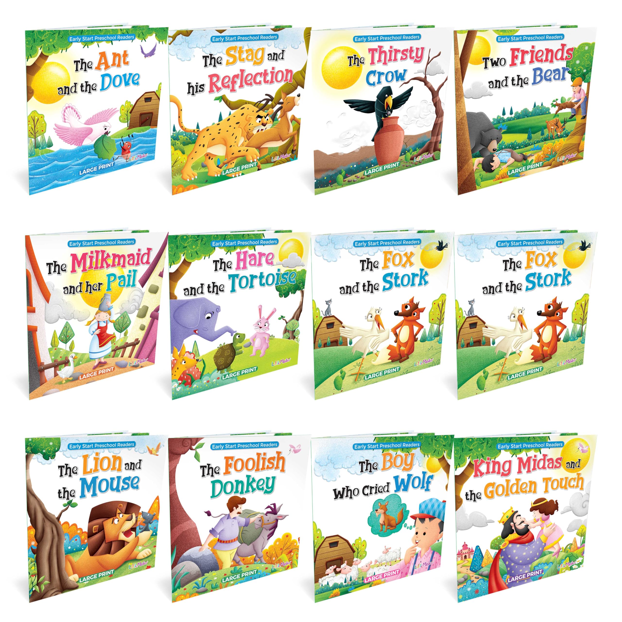 Early Start Preschool Readers  Children Story Books (Pack Of 12)