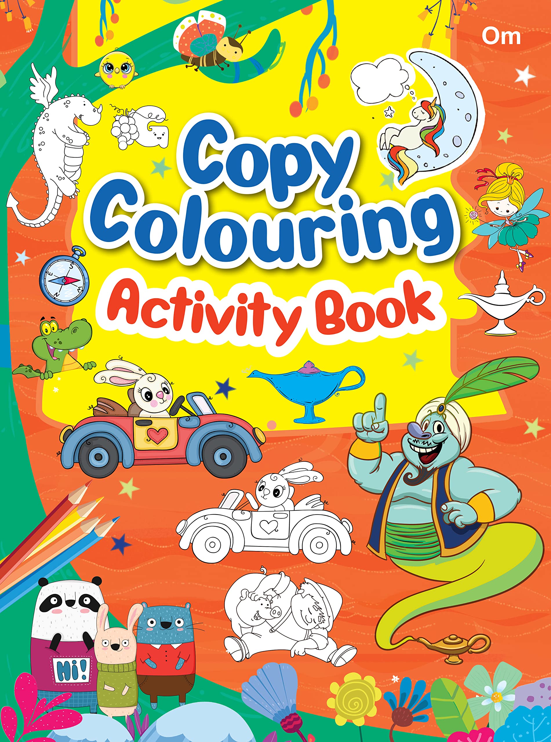 Colouring book: Copy Colouring Activity Book 2  Copy Colouring book for kids