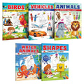 Birds, Vehicle, Animals, Water Animals and Shapes  Creative Copy to Colour book : Early Learning Coloring Book, Copy Color Book
