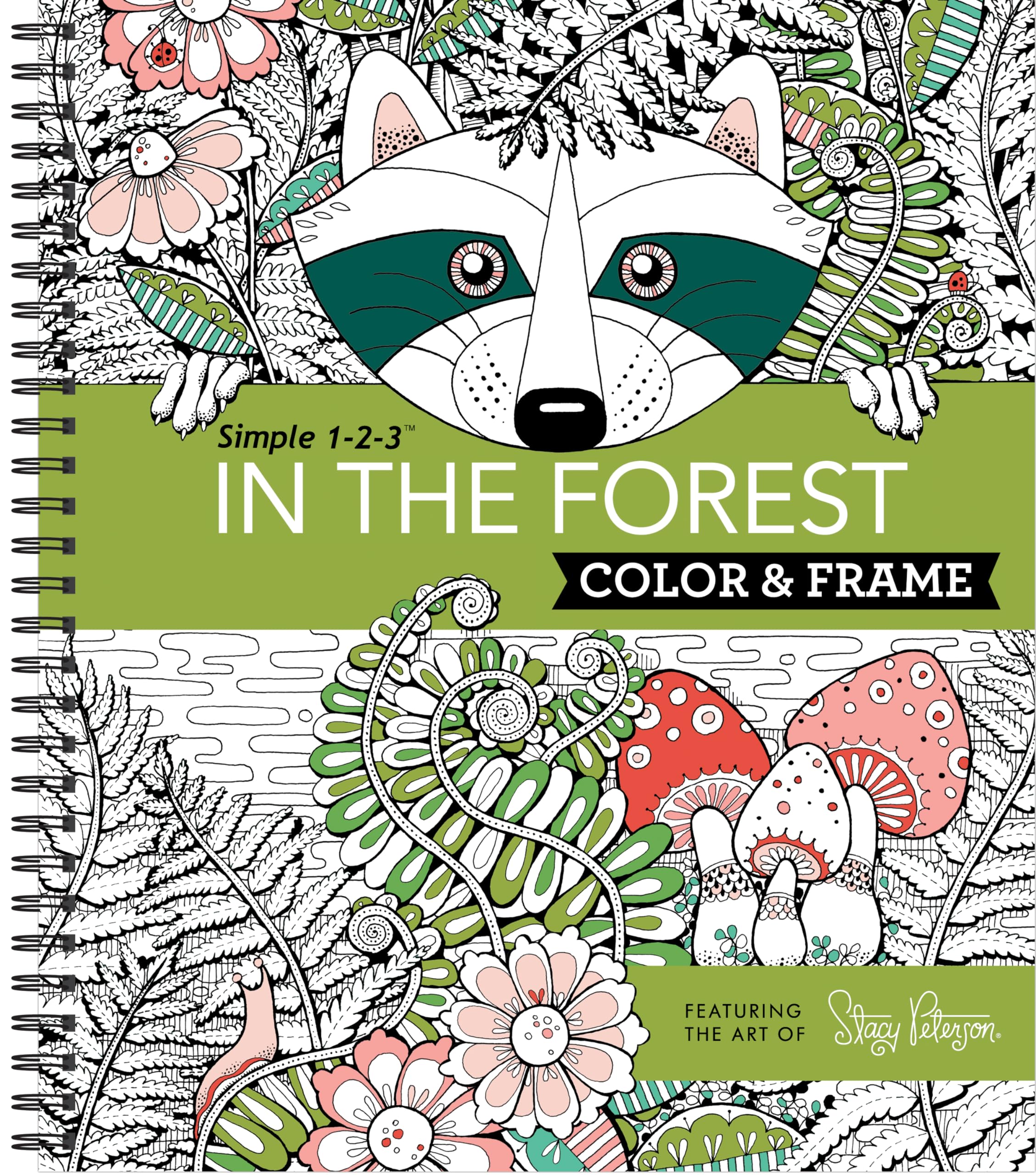 Color & Frame  In the Forest (Adult Coloring Book)