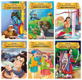 Famous Illustrated Tales (Set of 6 books with 103 Moral Stories)  Shri Krishna, Mahabharata, Indian Mythology, Akbar and Birbal