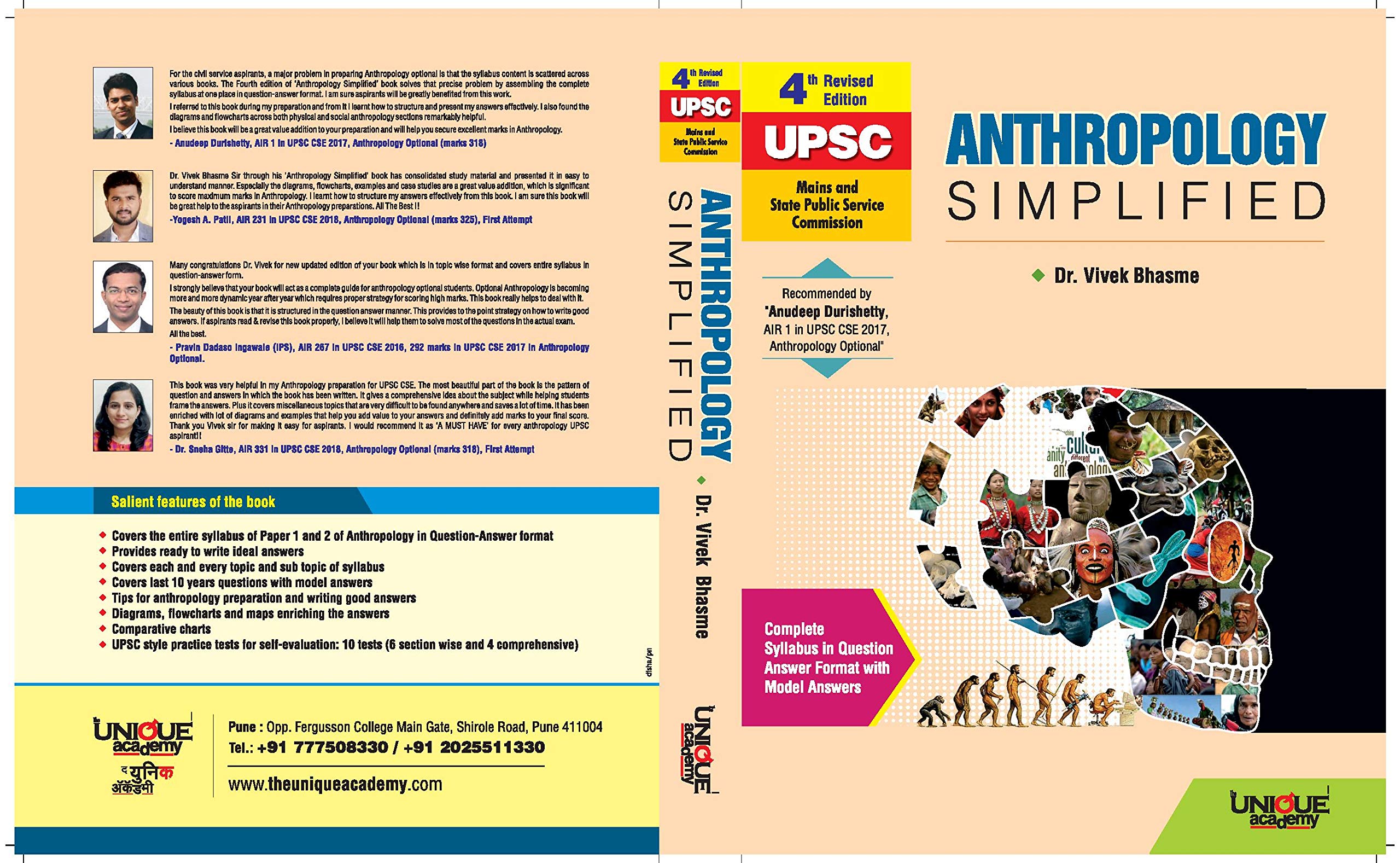 Unique Anthropology Simplified for UPSC Mains: RevisedEdittion