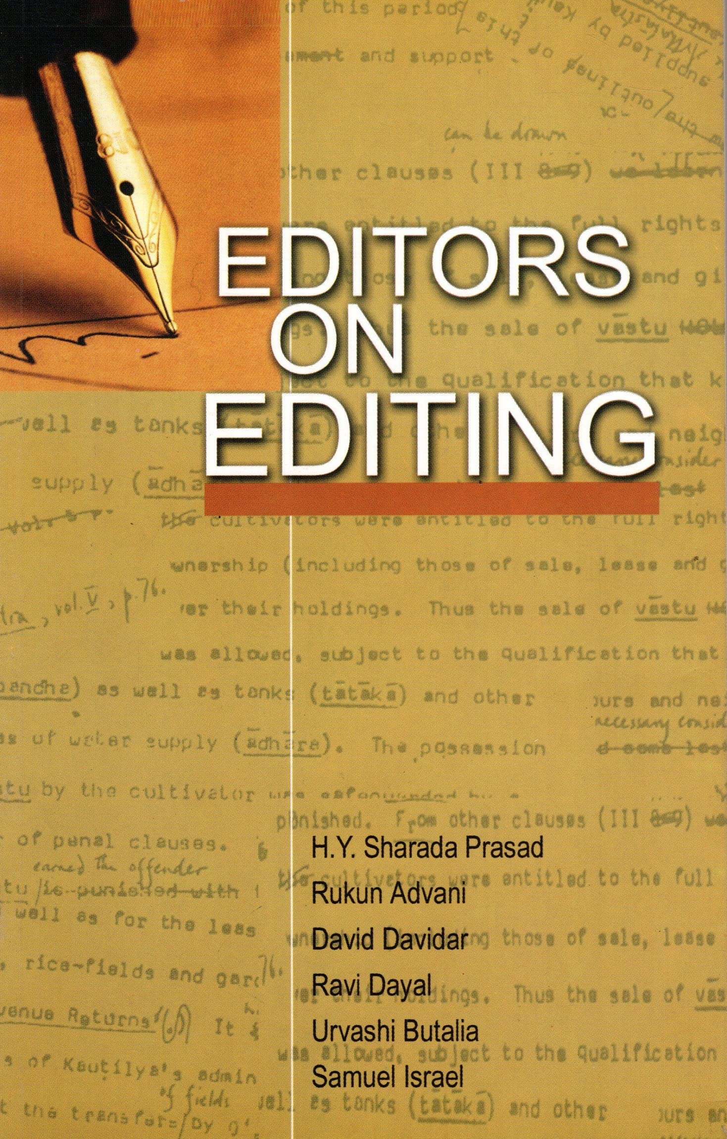 EDITORS ON EDITING