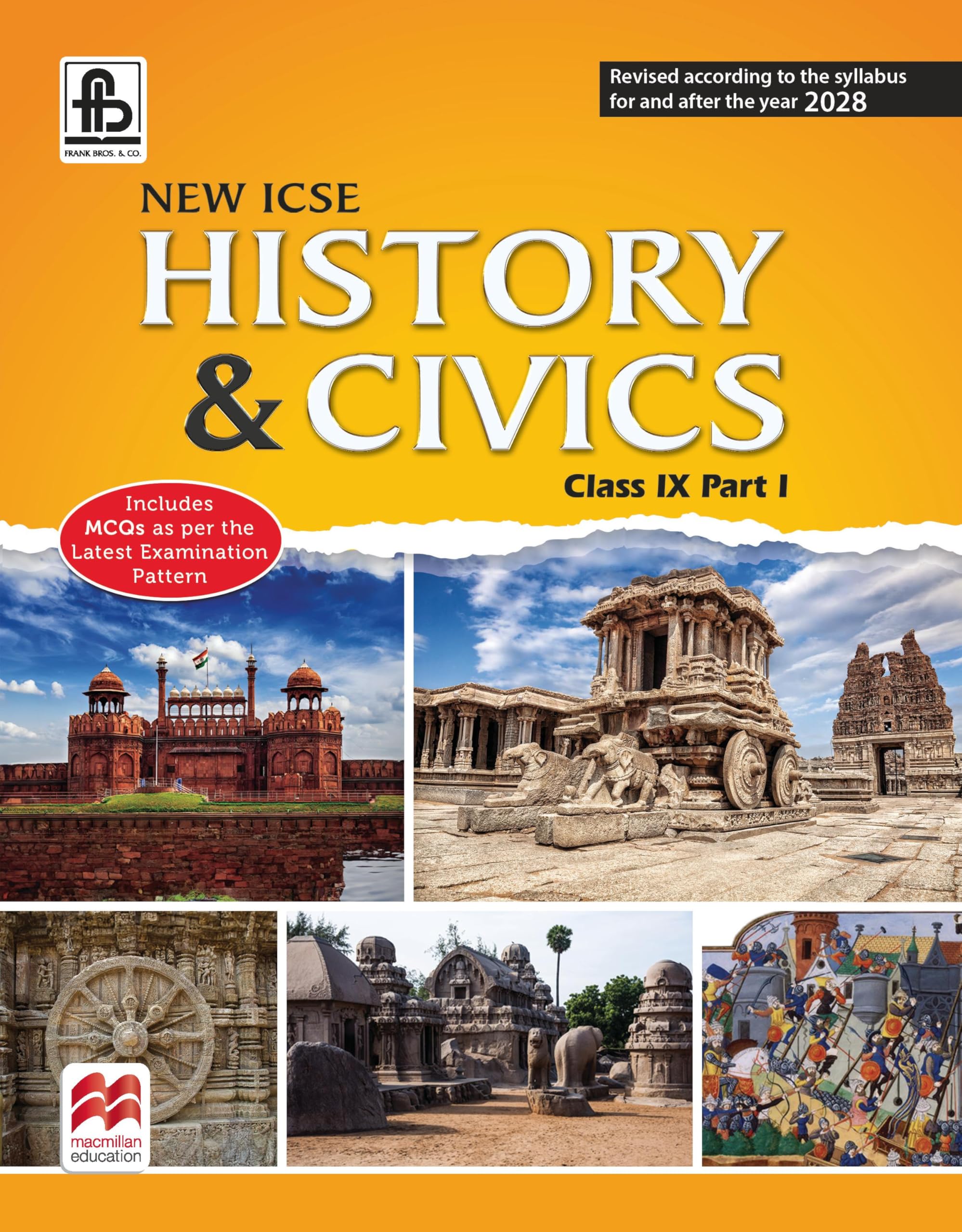 Frank New ICSE History & Civics Part 1 Class 9 (2028 Edition) | ICSE History Civics Guide Class IX | Updated Syllabus 2028 | ICS