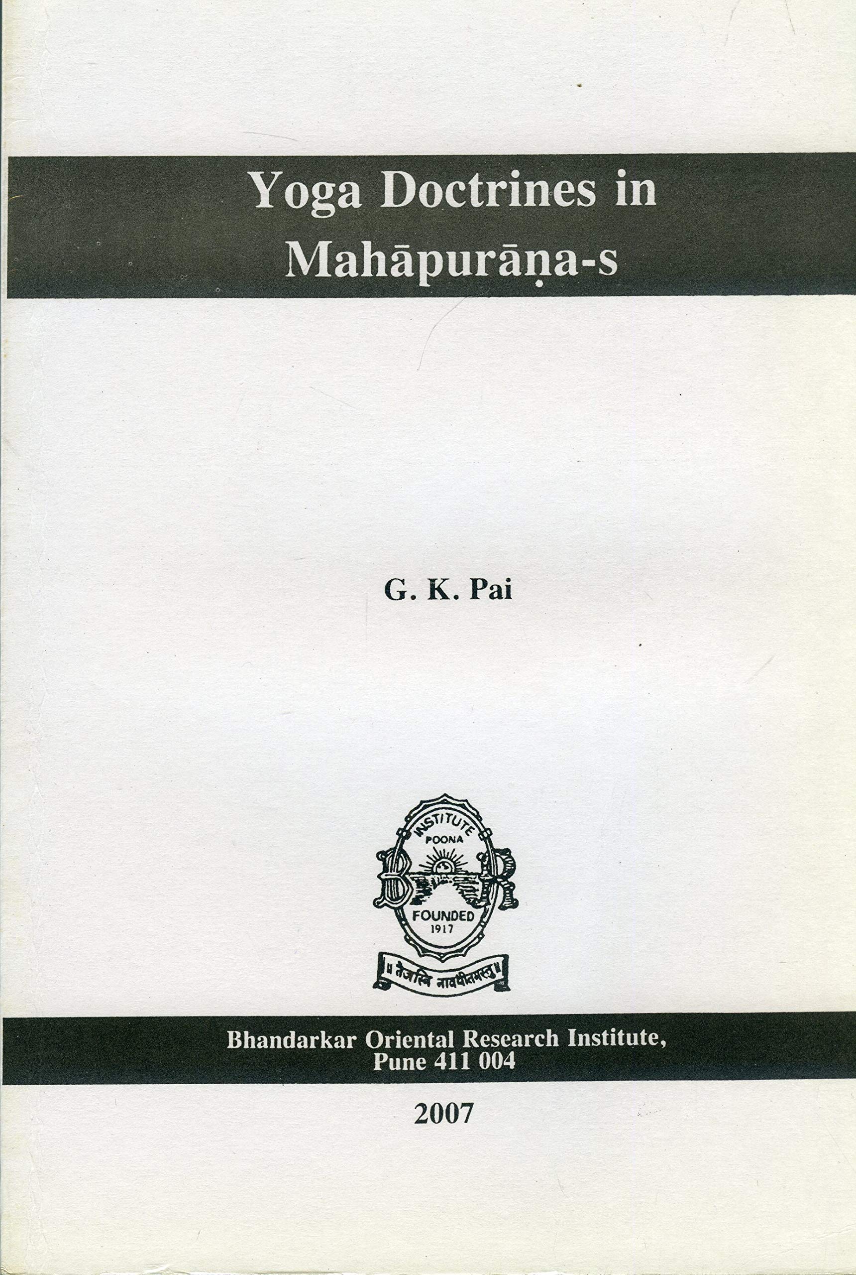 Yoga Doctrines In MahapuranaS