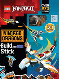 LEGO(R) NINJAGO(R) Build and Stick: NINJAGO Dragons: Activity Book with 250+ Stickers, Exclusive Models, and Awesome Activities 