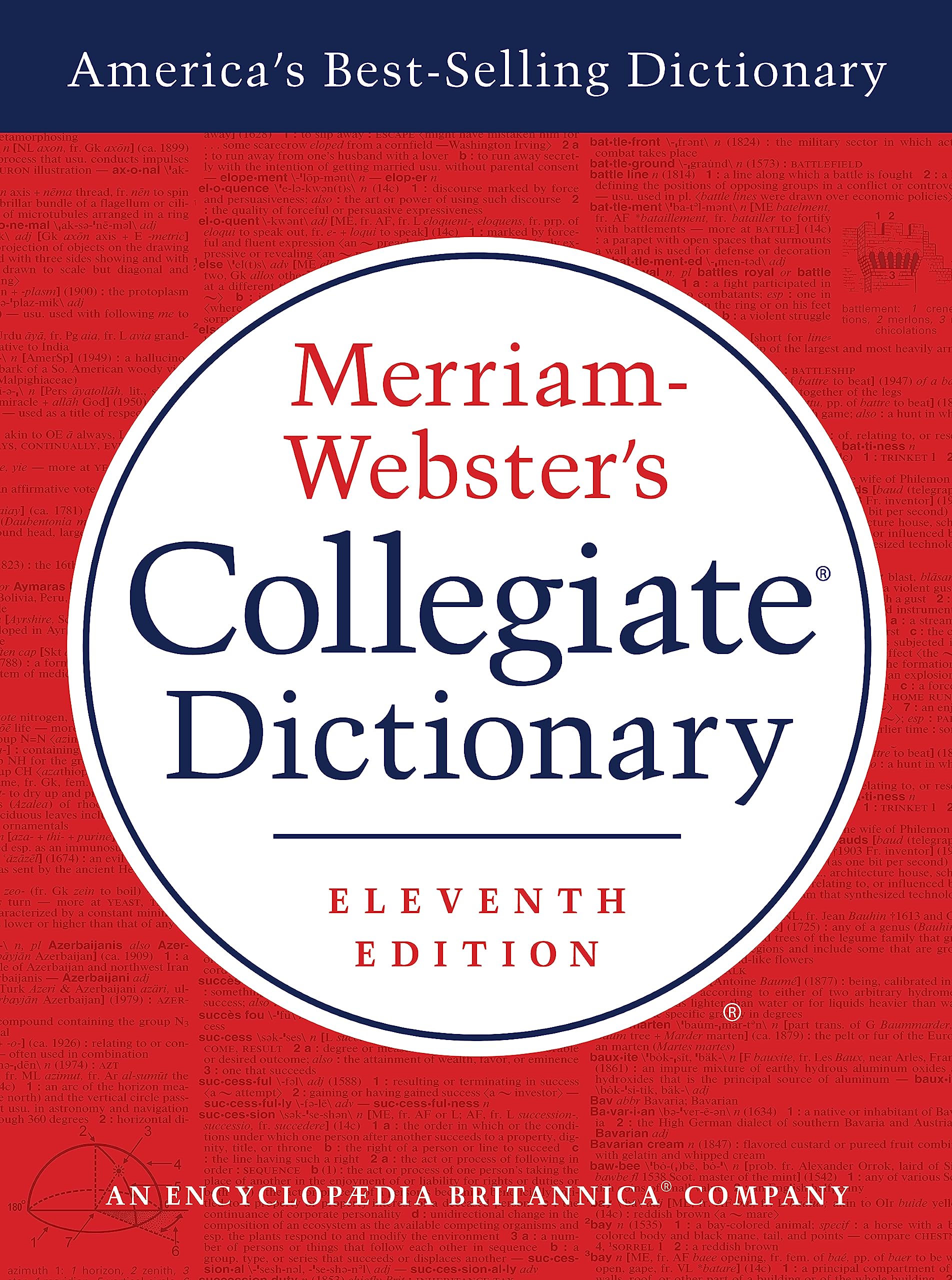 MerriamWebsters Collegiate Dictionary, 11th Edition, Jacketed Hardcover, Indexed