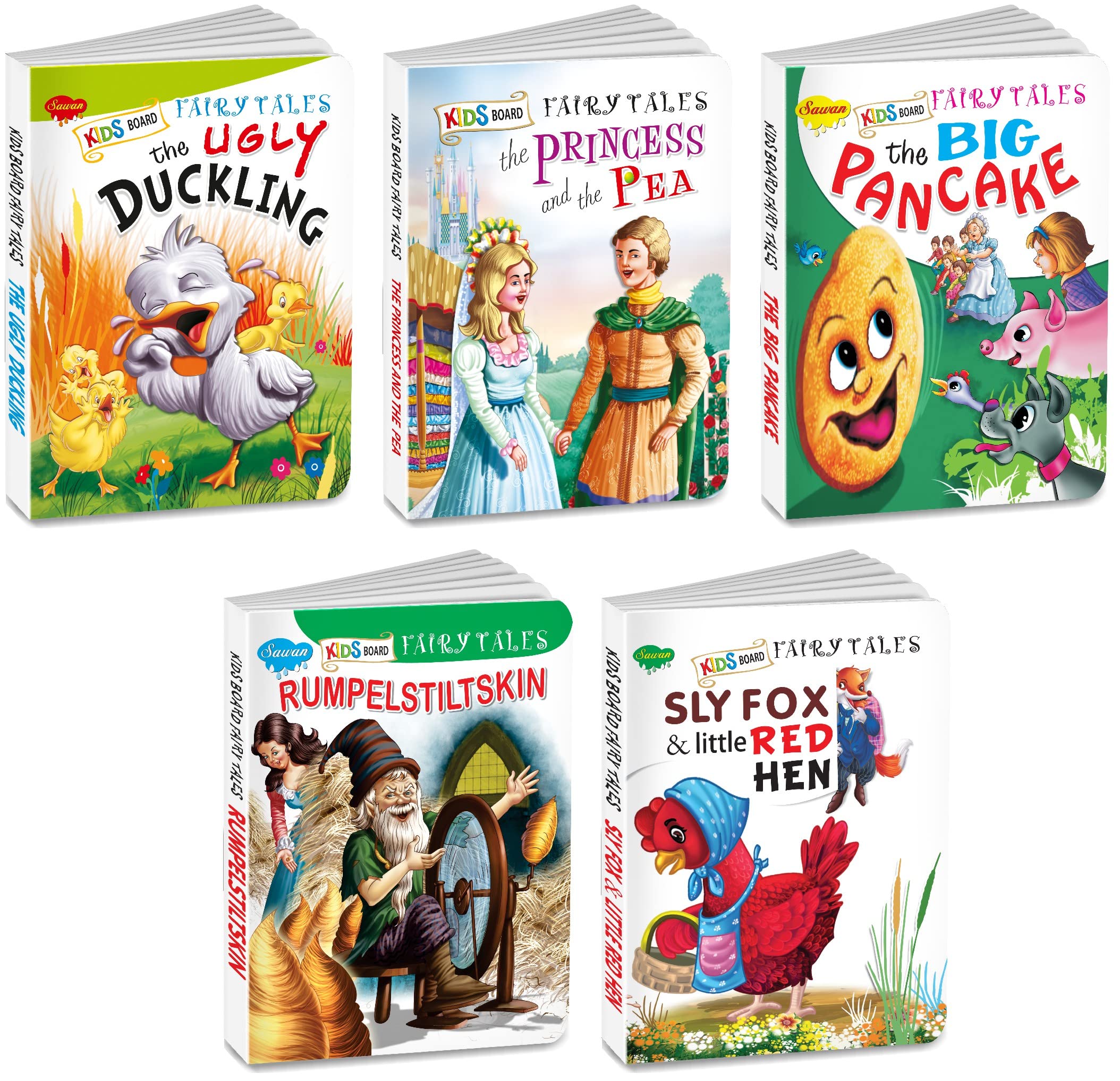 Wonderful Story BoardBooks Series | Pack Of 5 Books (V1) | Super Jumbo Combo For Collecters And Library Kids Board Fairy Tales 