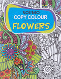 Amazon Brand  Solimo Adult Coloring Book  Flowers  1 Sheet  Multicolor  Matte Finish