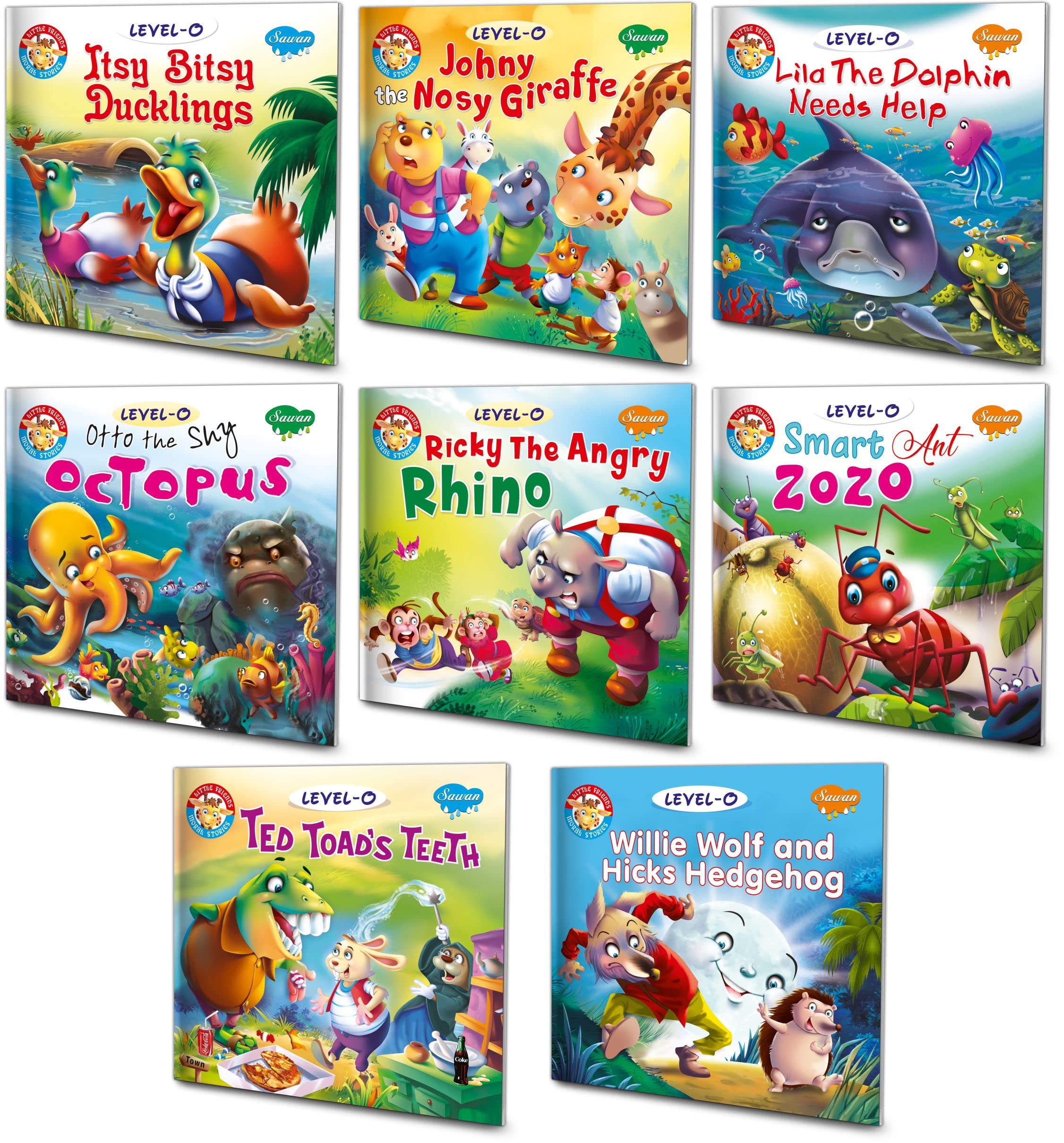 Gift For Kids Boys 5 Years | Pack Of 6 Story Books